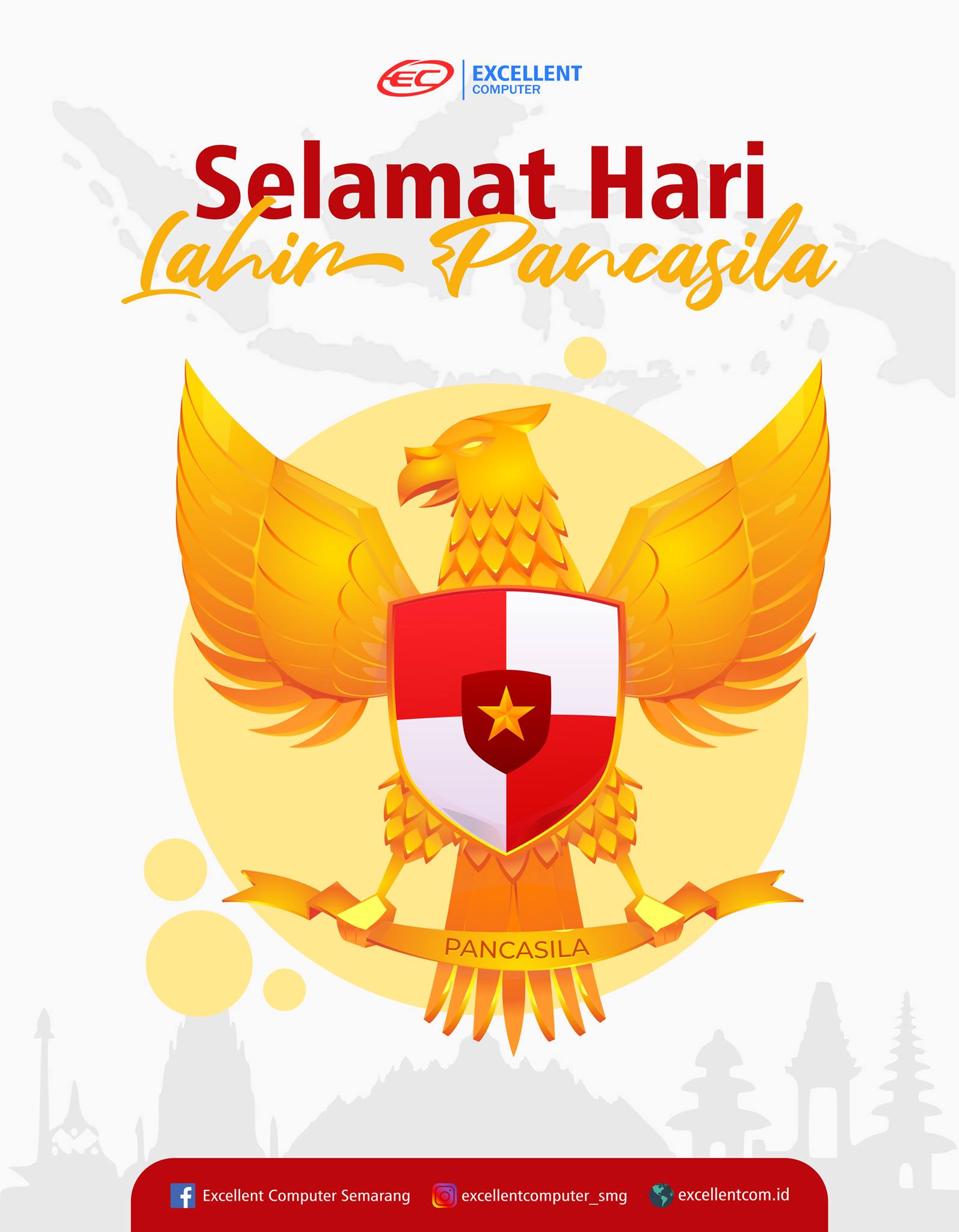 Selamat Hari Lahir Pancasila... - Excellent Computer Semarang