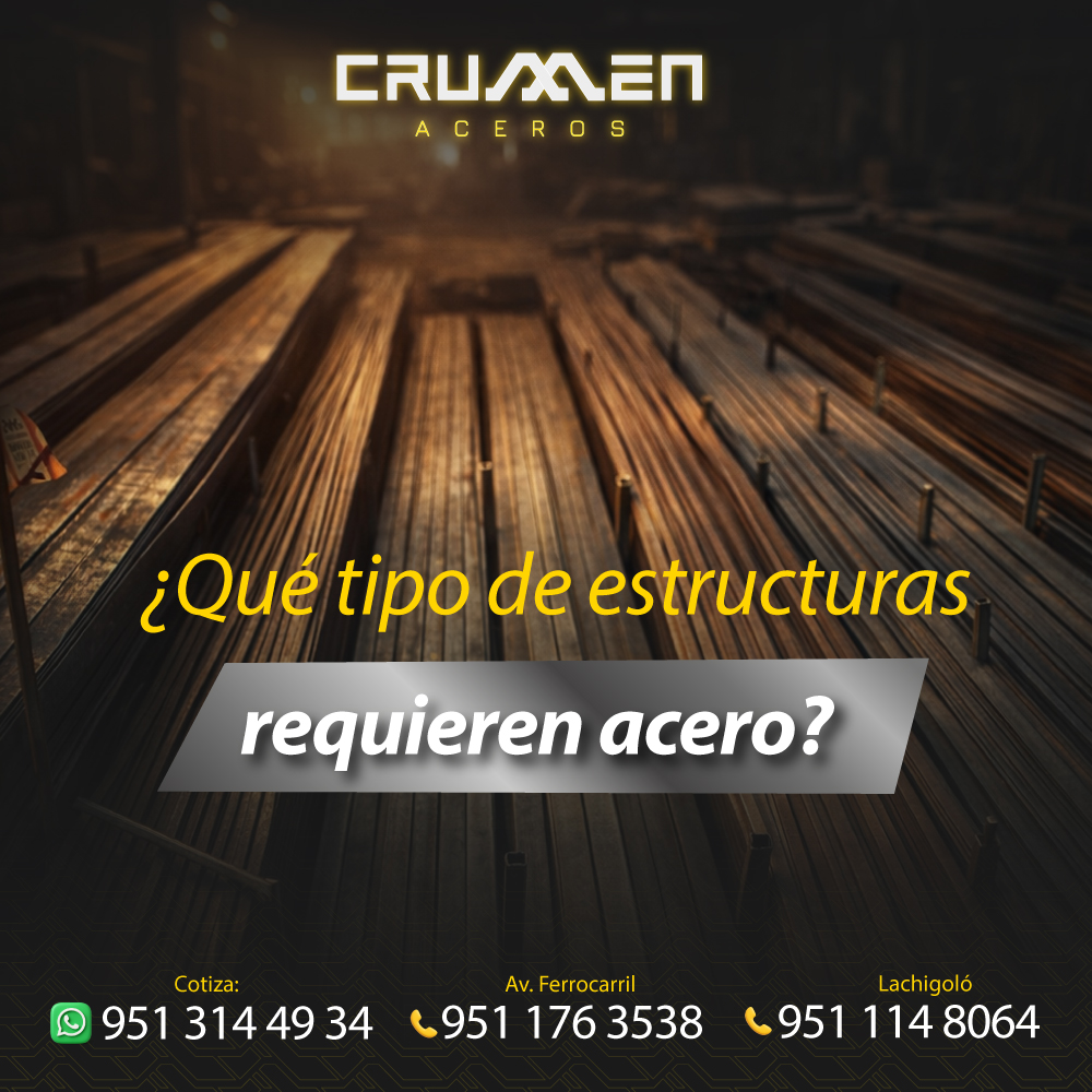 Aceros Crumen - No todas las estructuras requieren el... | Facebook