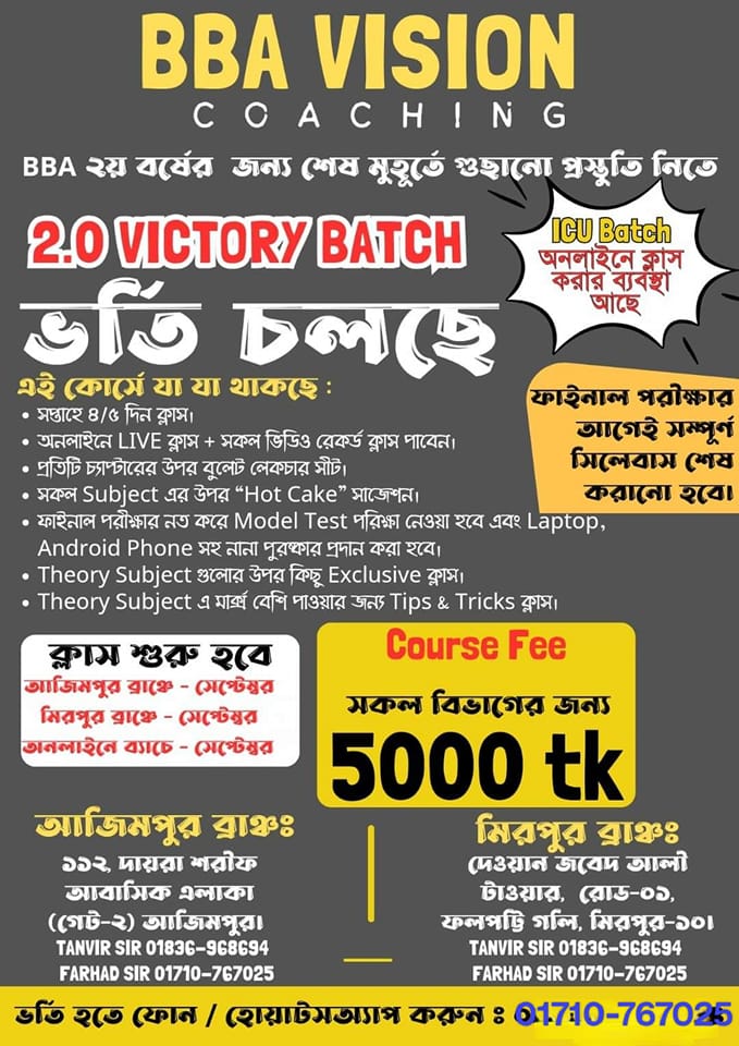 2024 2nd Year (NU) January (BBA VISION) | Facebook
