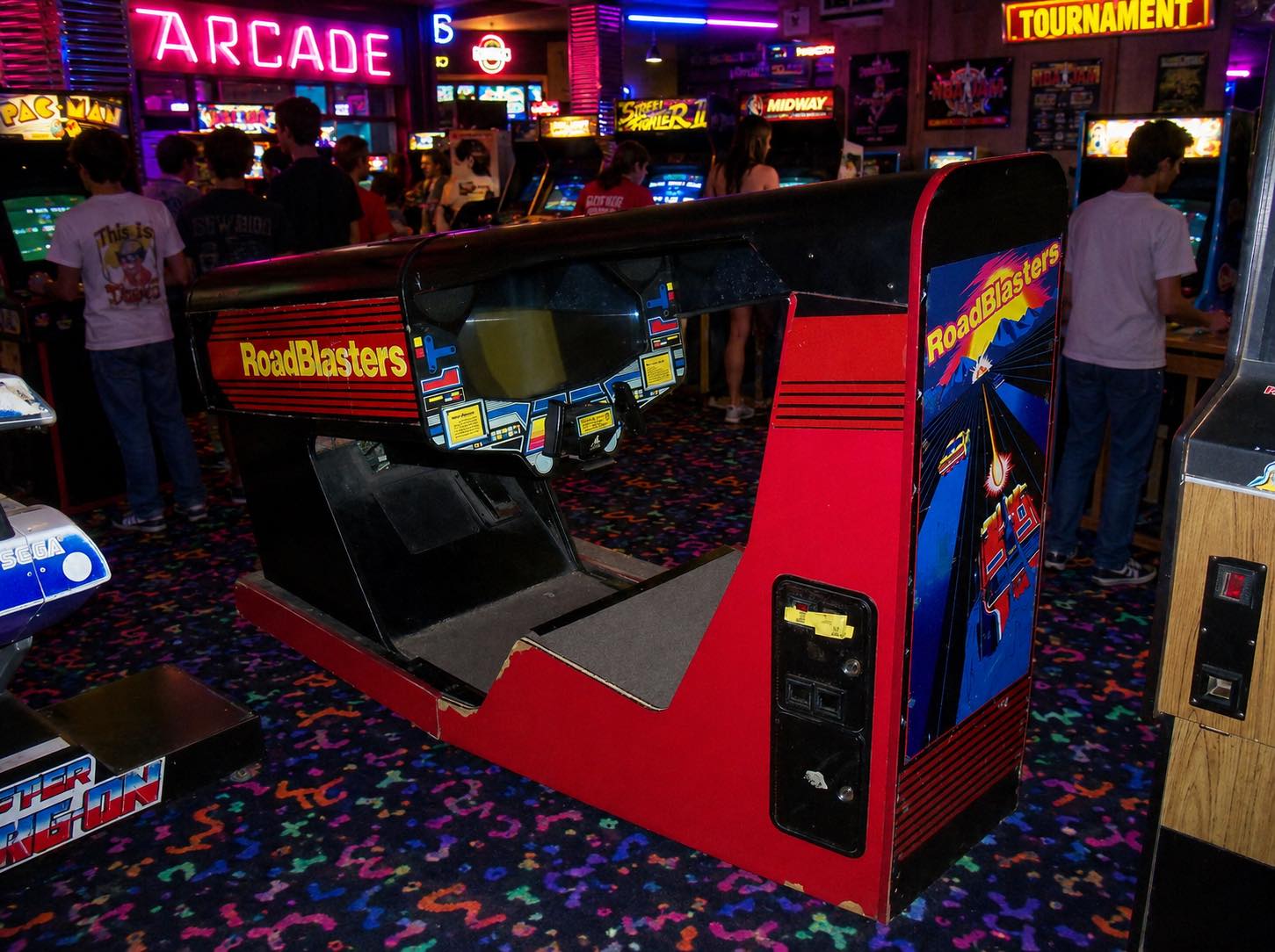 Atari's Roadblasters arcade game nostalgia