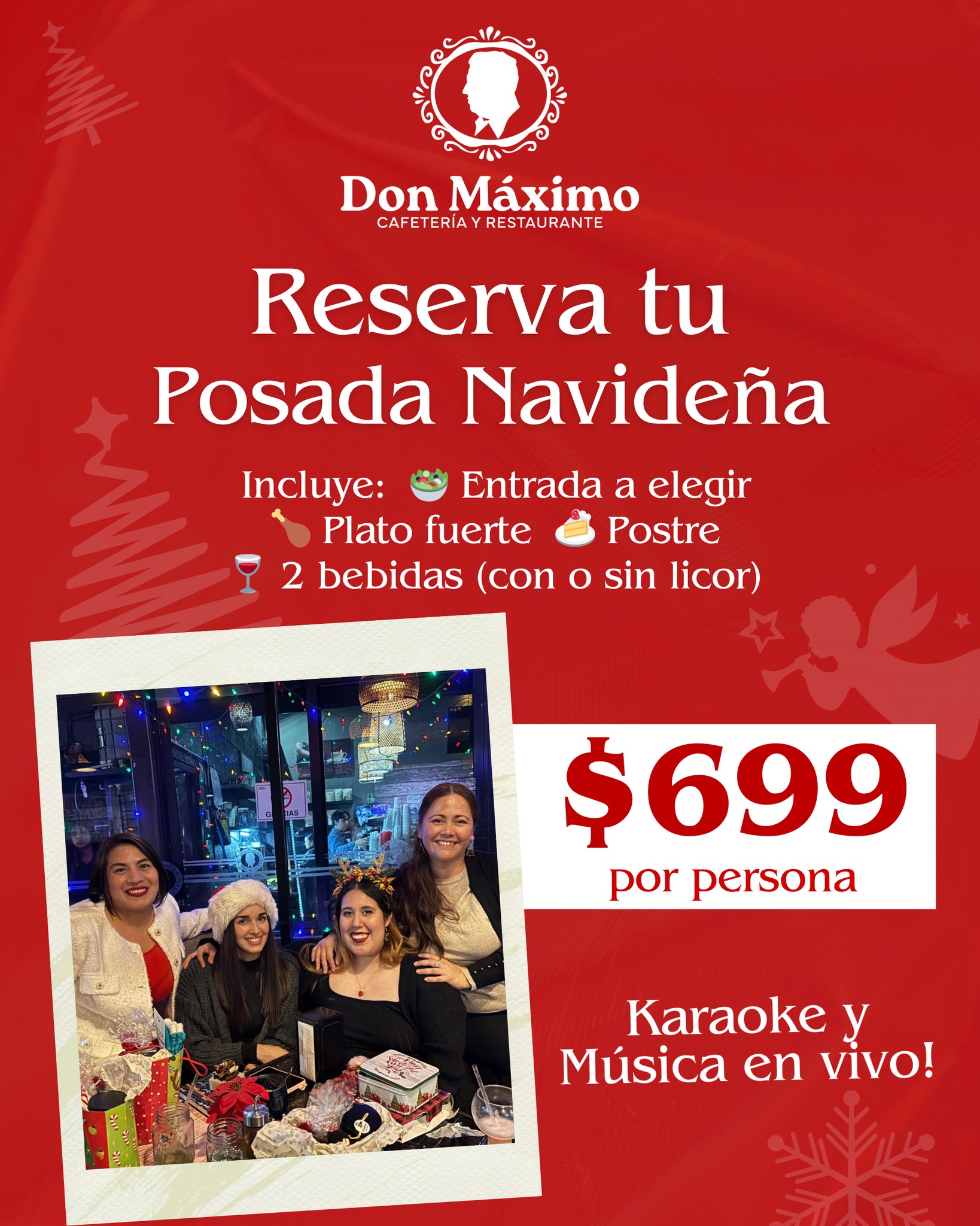 Cafetería - 🎄 ¡Reserva tu posada con nosotros! 🎄 Diciembre está a la ...