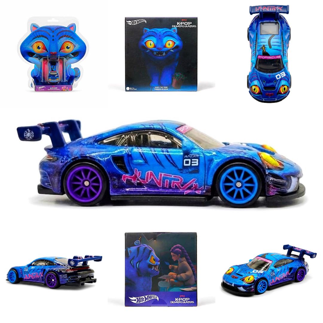 Hot Wheels K-Pop Demon Hunters Porsche 911 GT3 R San Diego Comic