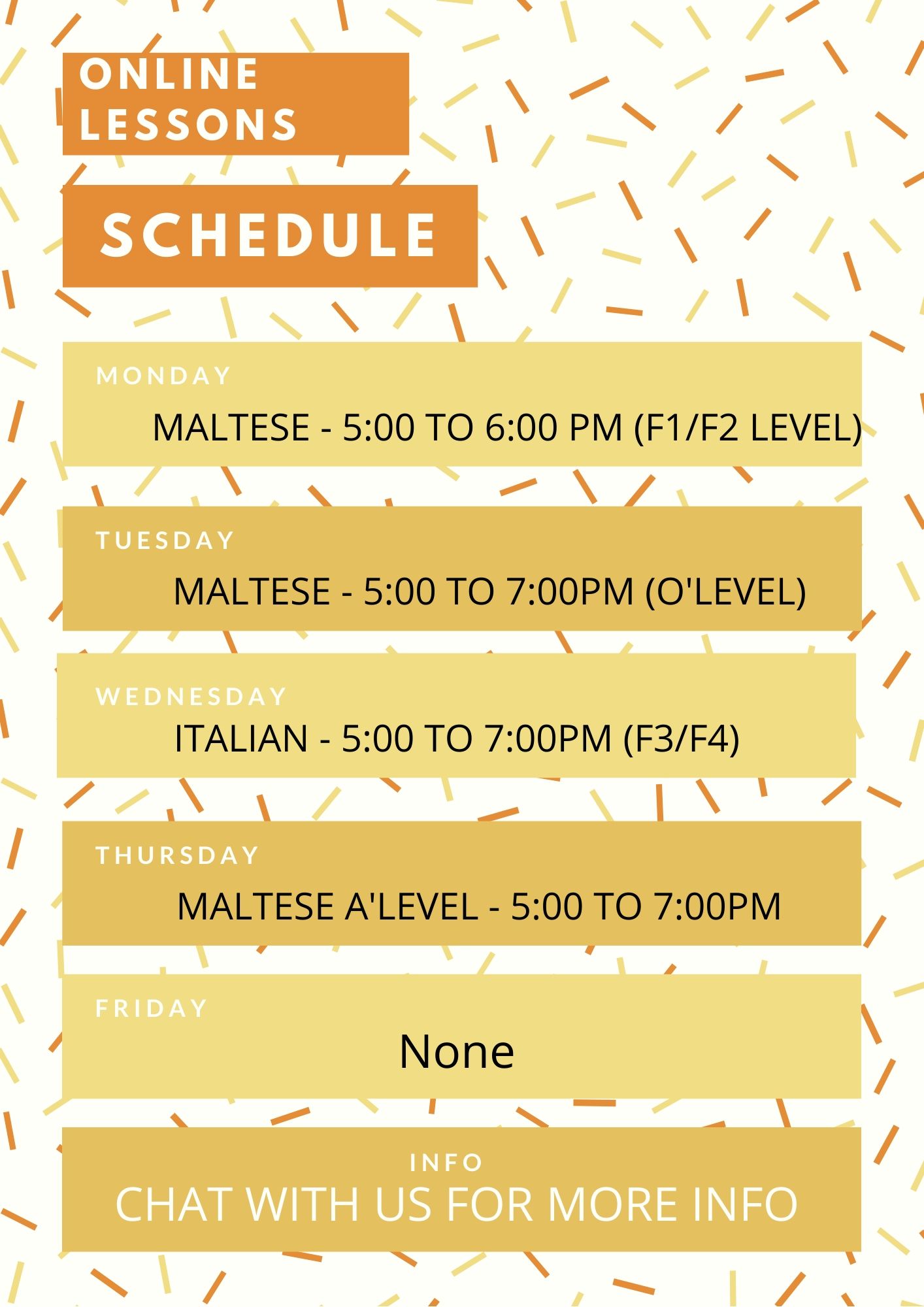 Italian Private Lessons