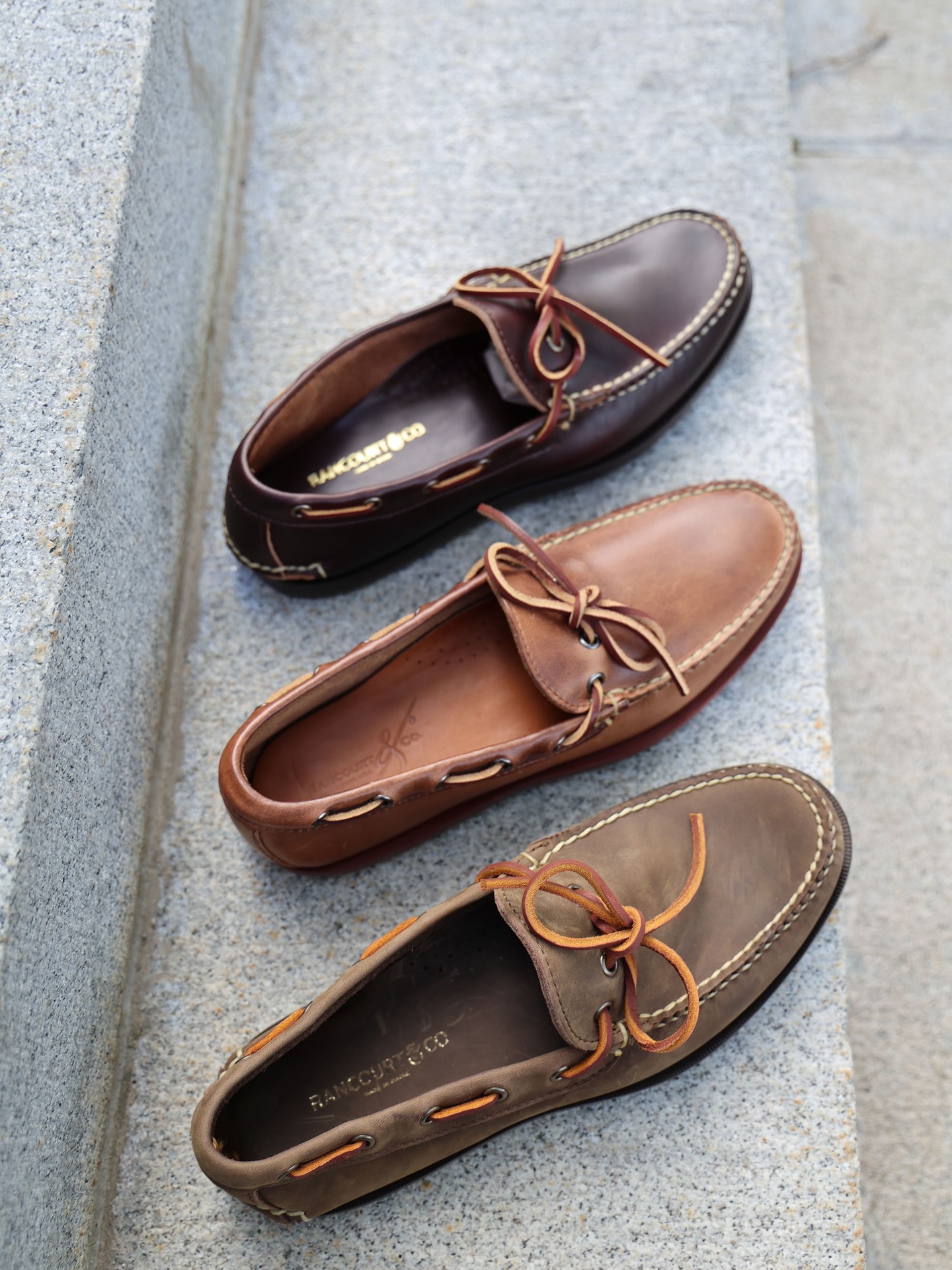 Rancourt - The new Gilman Traveler camp-moc, in three colors of