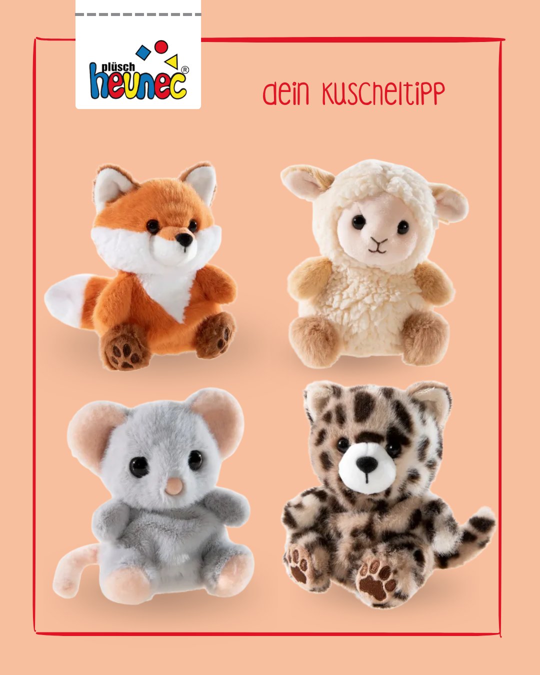 Heunec Animaux menacés Gorille en peluche, noir/gris