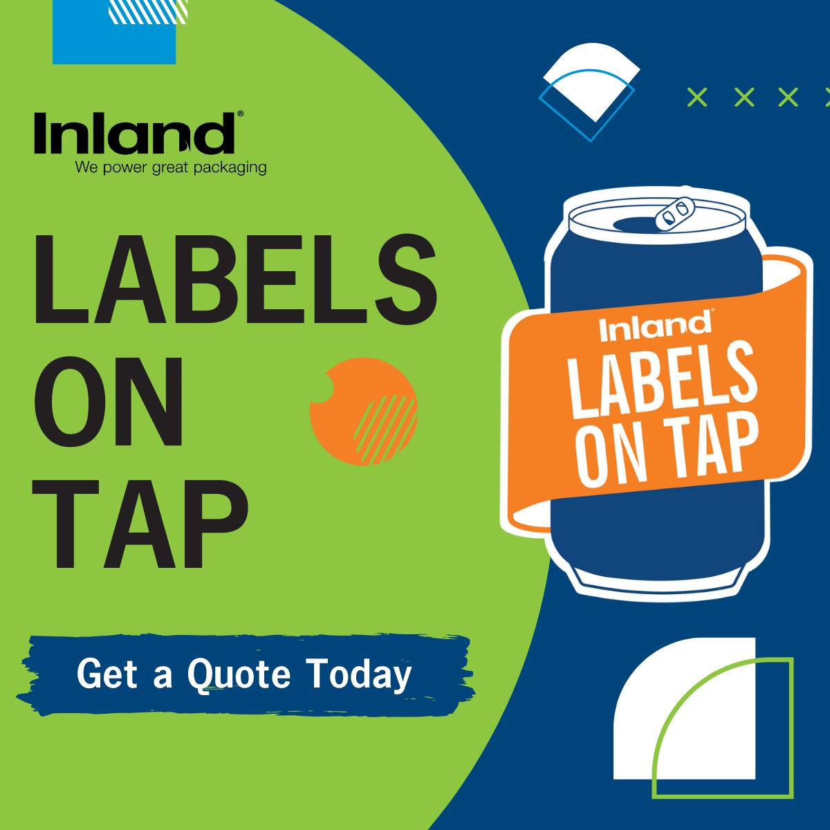 Inland - You’ve got the cans. Inland’s got the labels. Labels on Tap ...