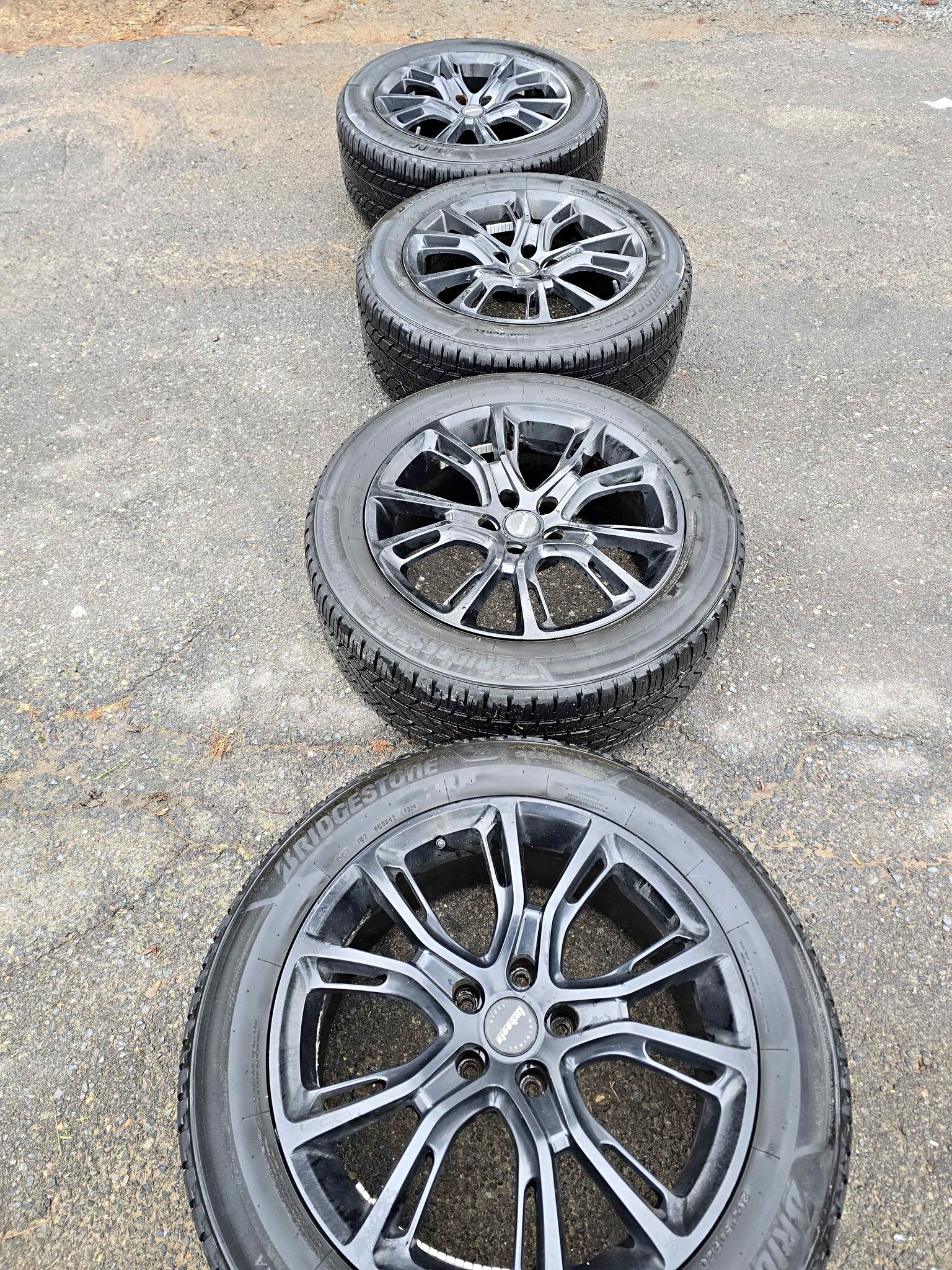 265/50/R20 Bridgestone All Season Tires. Dodge bolt pattern Rims ...