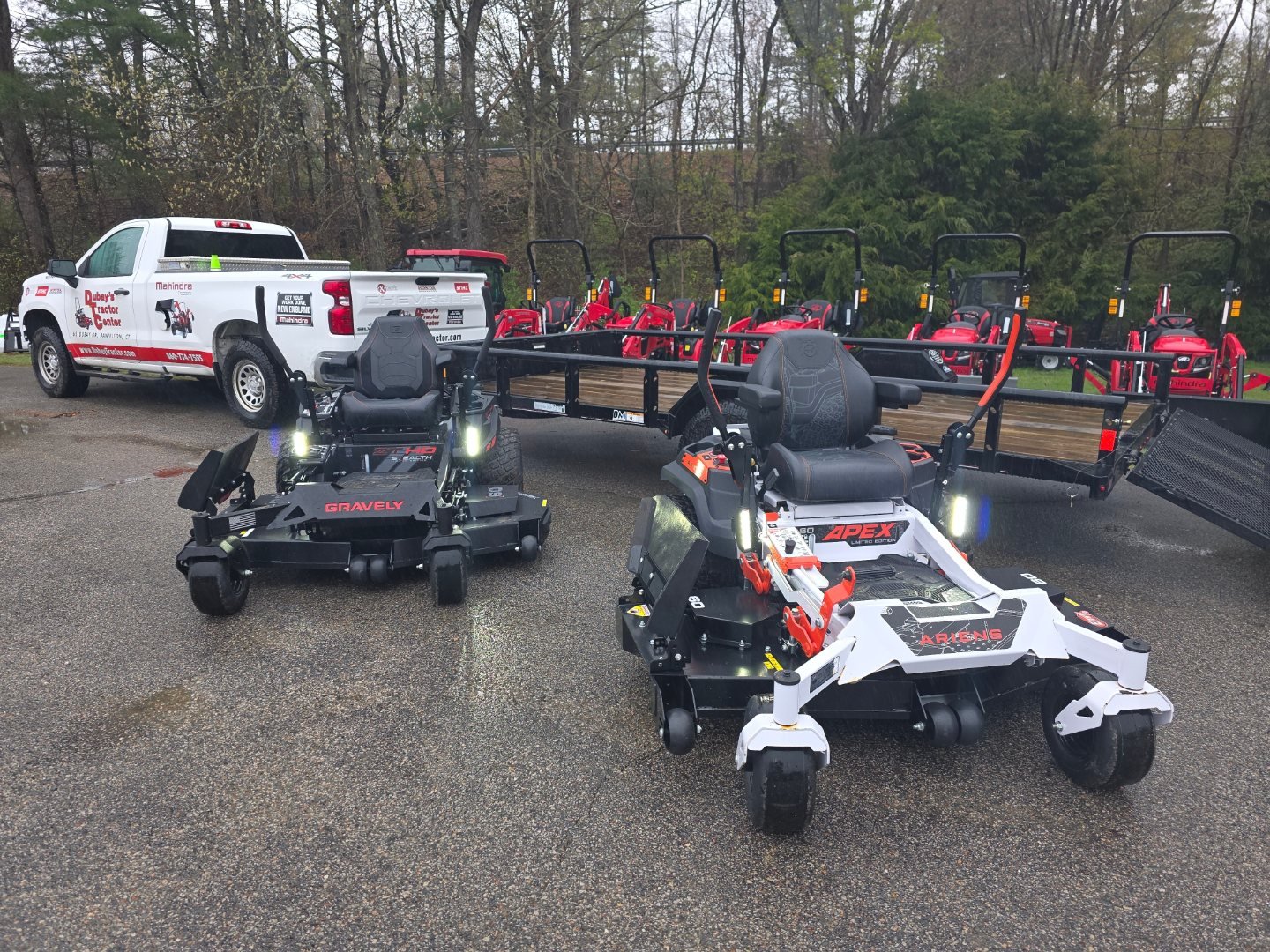 New Ariens Apex and Gravely Stealth zero turn mowers at Dubay