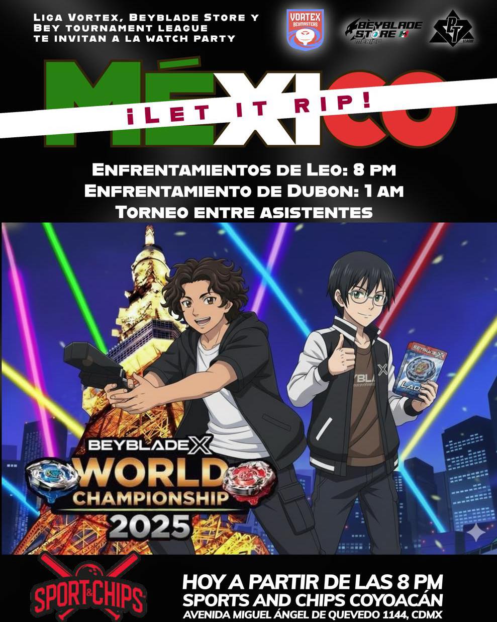 Beyblade - ¡BLADERS! La batalla mundial ha llegado y la arena de Sport ...