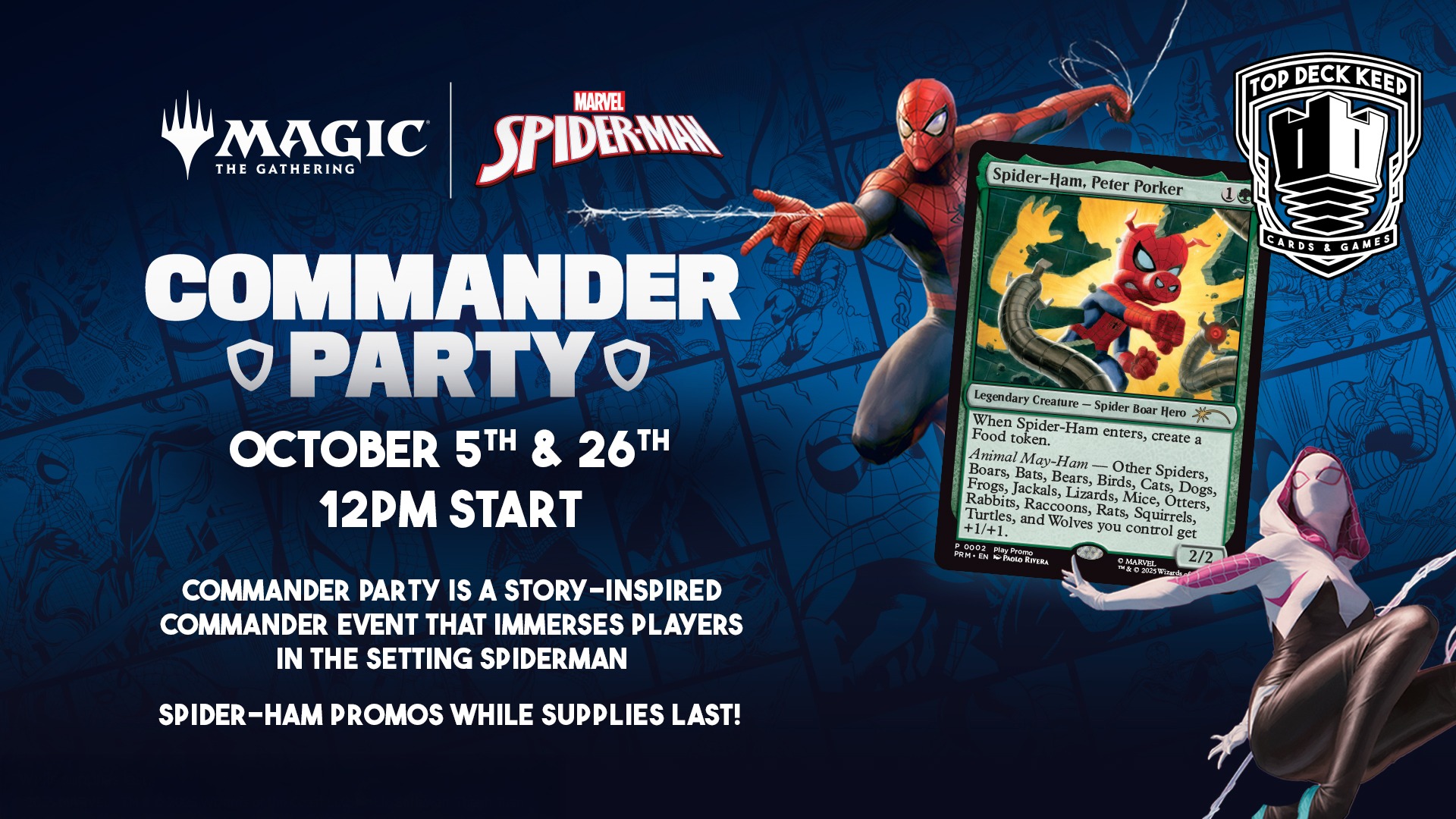 Top - 🕷Spiderman Commander party lets you play casual games of ...