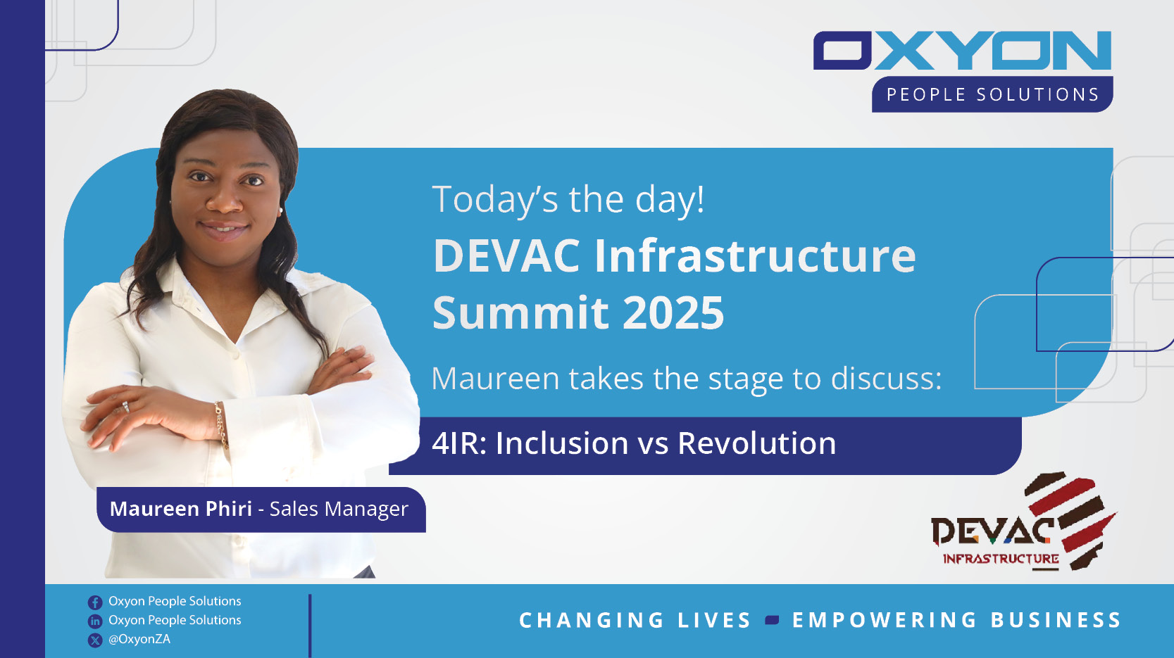 The Devac Infrastructure Summit... - Oxyon People Solutions | Facebook
