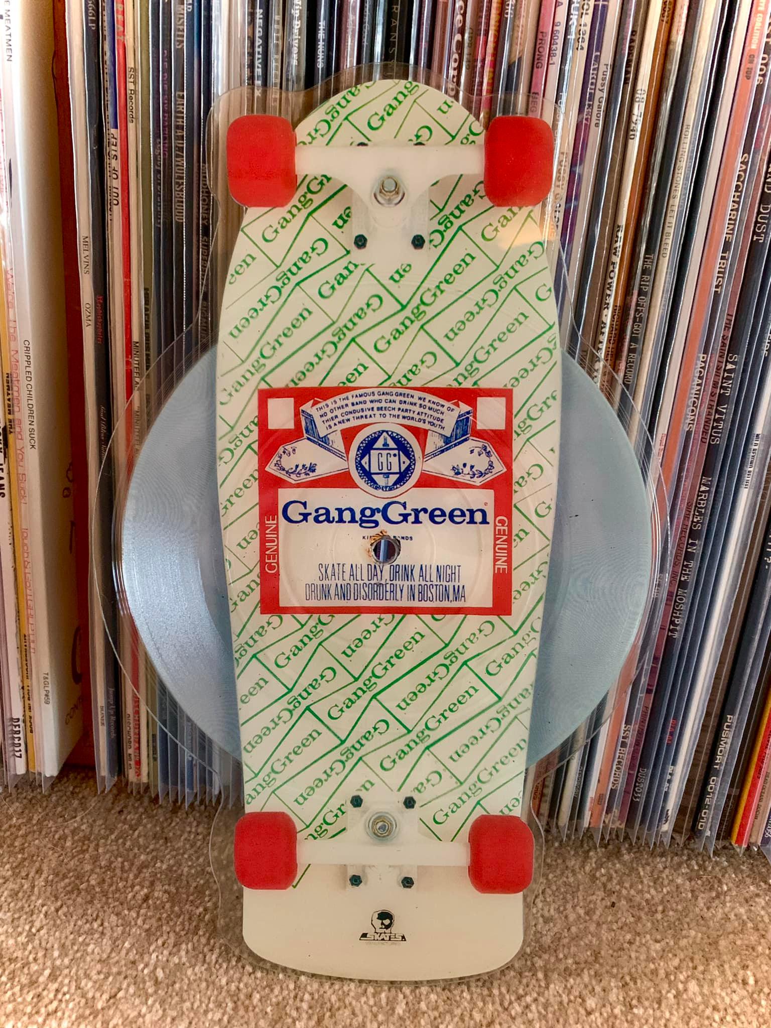 GANG GREEN 限定盤 スケボー型シングル ハードコア 80s GANG GREEN