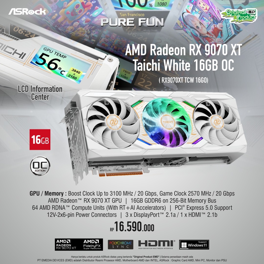 Emedia - Berikut adalah beberapa opsi caption untuk ASRock AMD Radeon ...