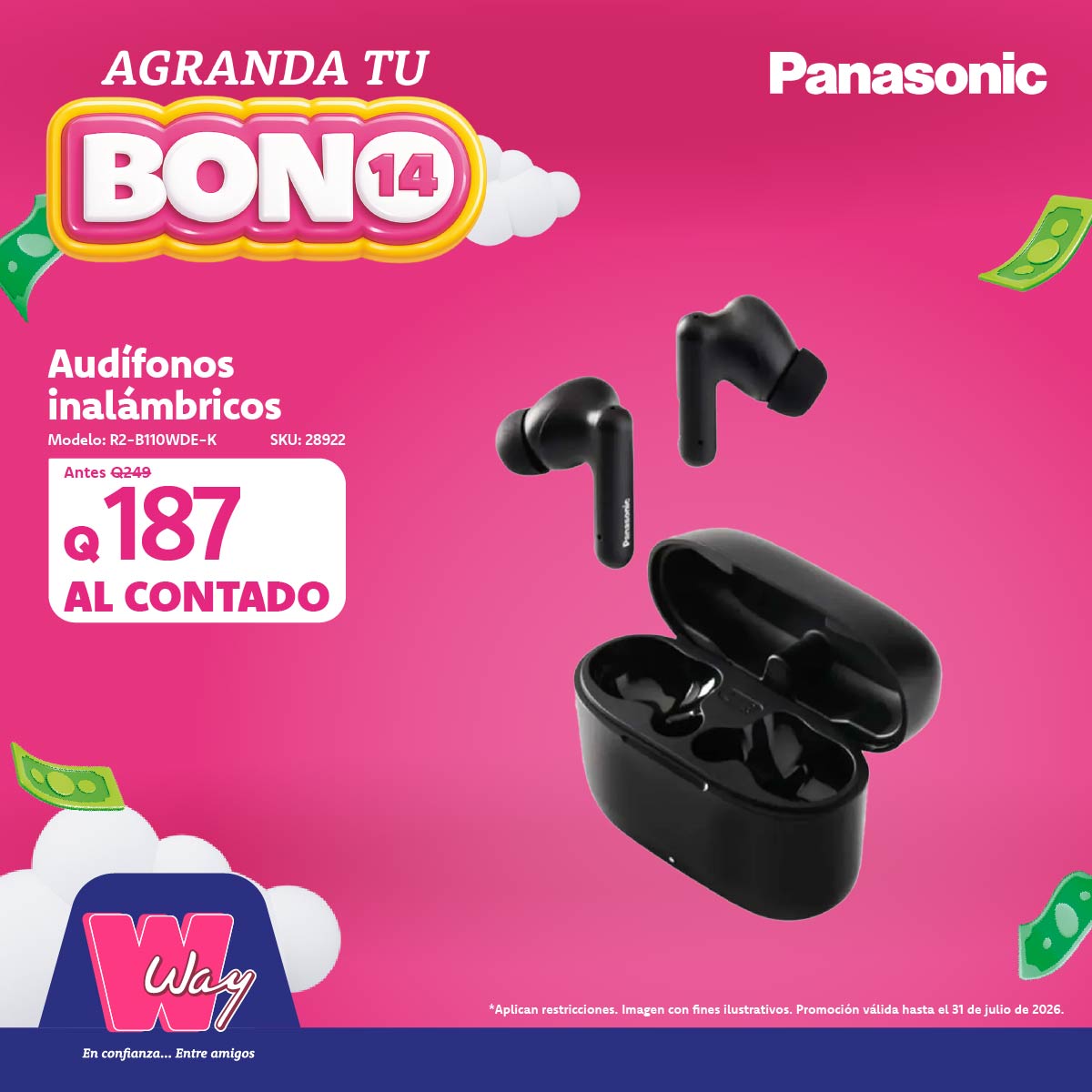 🎶✨ ¡Este Bono 14 se escucha mejor con Panasonic! Disfrutá tus