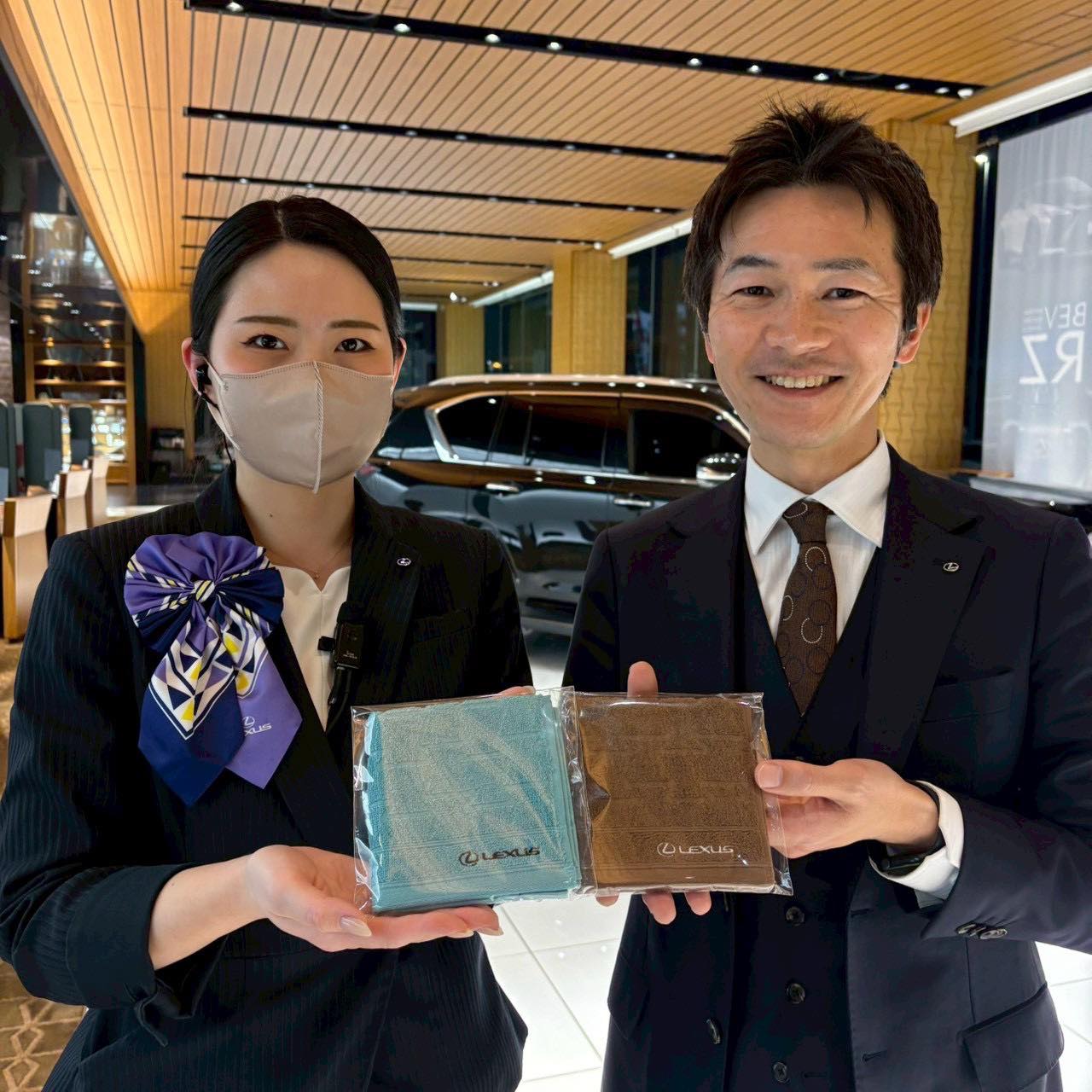 LEXUS Collection】 今年のホワイトデーは、毎日使えるハンカチの