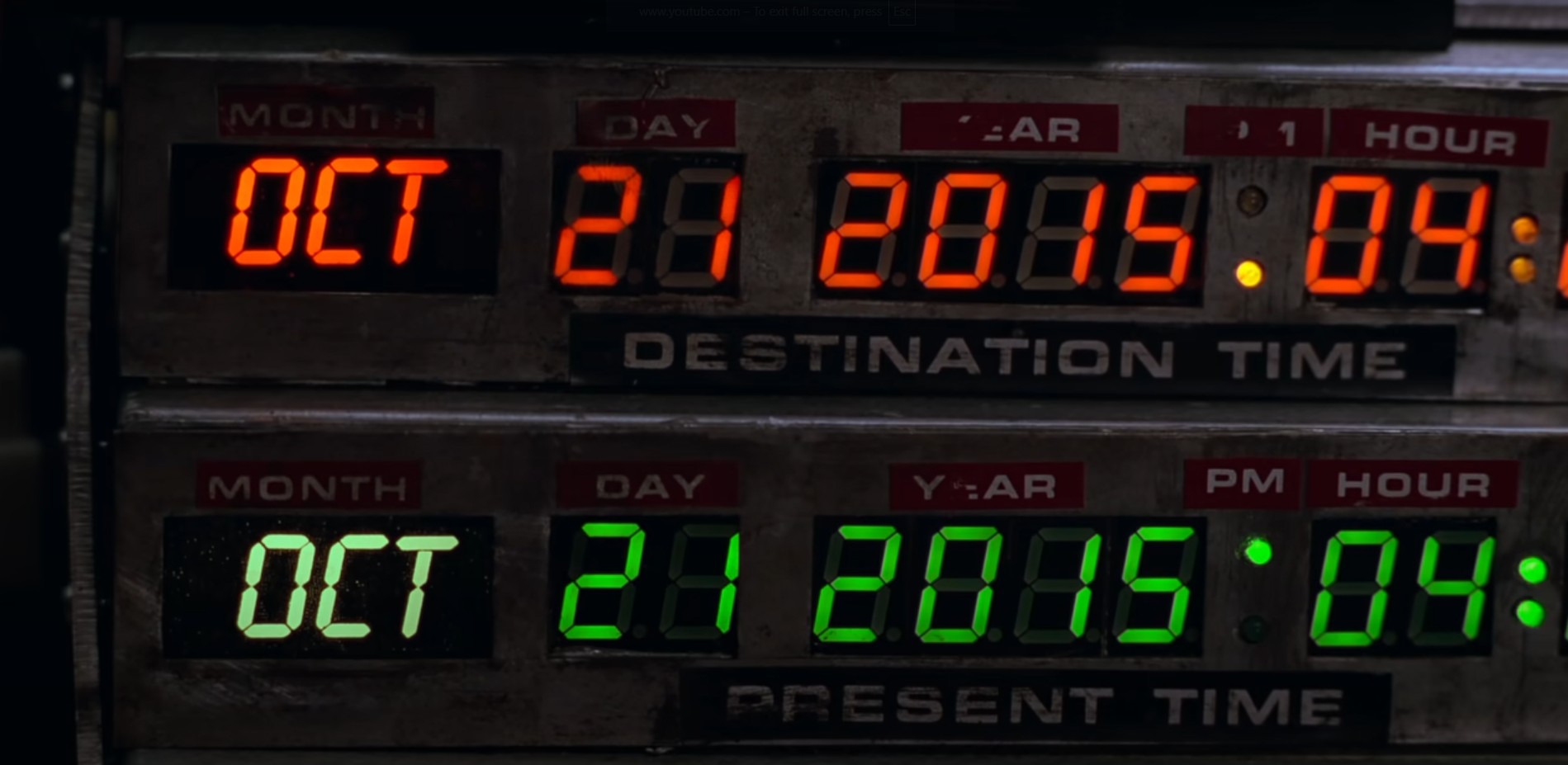 Vintage 2015 USA Today Newspapers with Back to the Future Themes