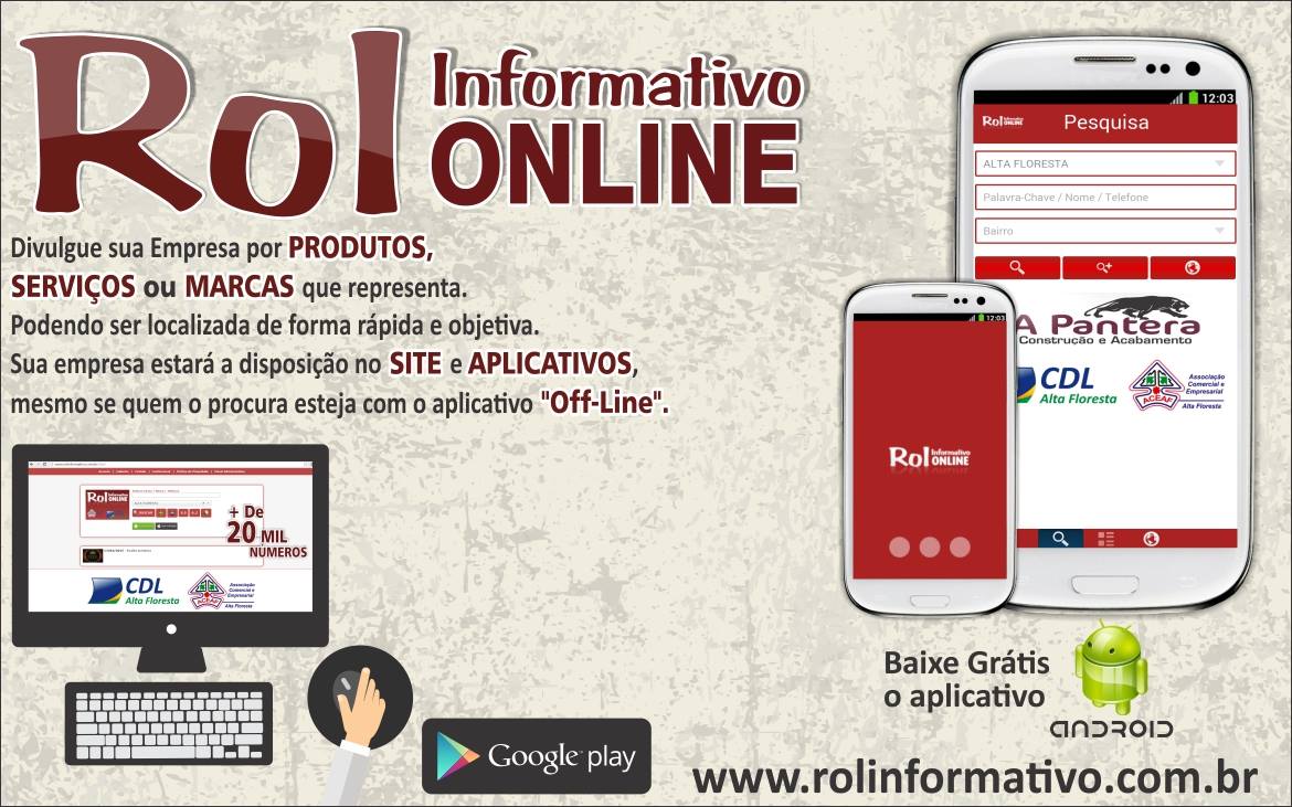 Rol Informativo - Baixe agora o novo... - CDL Alta Floresta | Facebook
