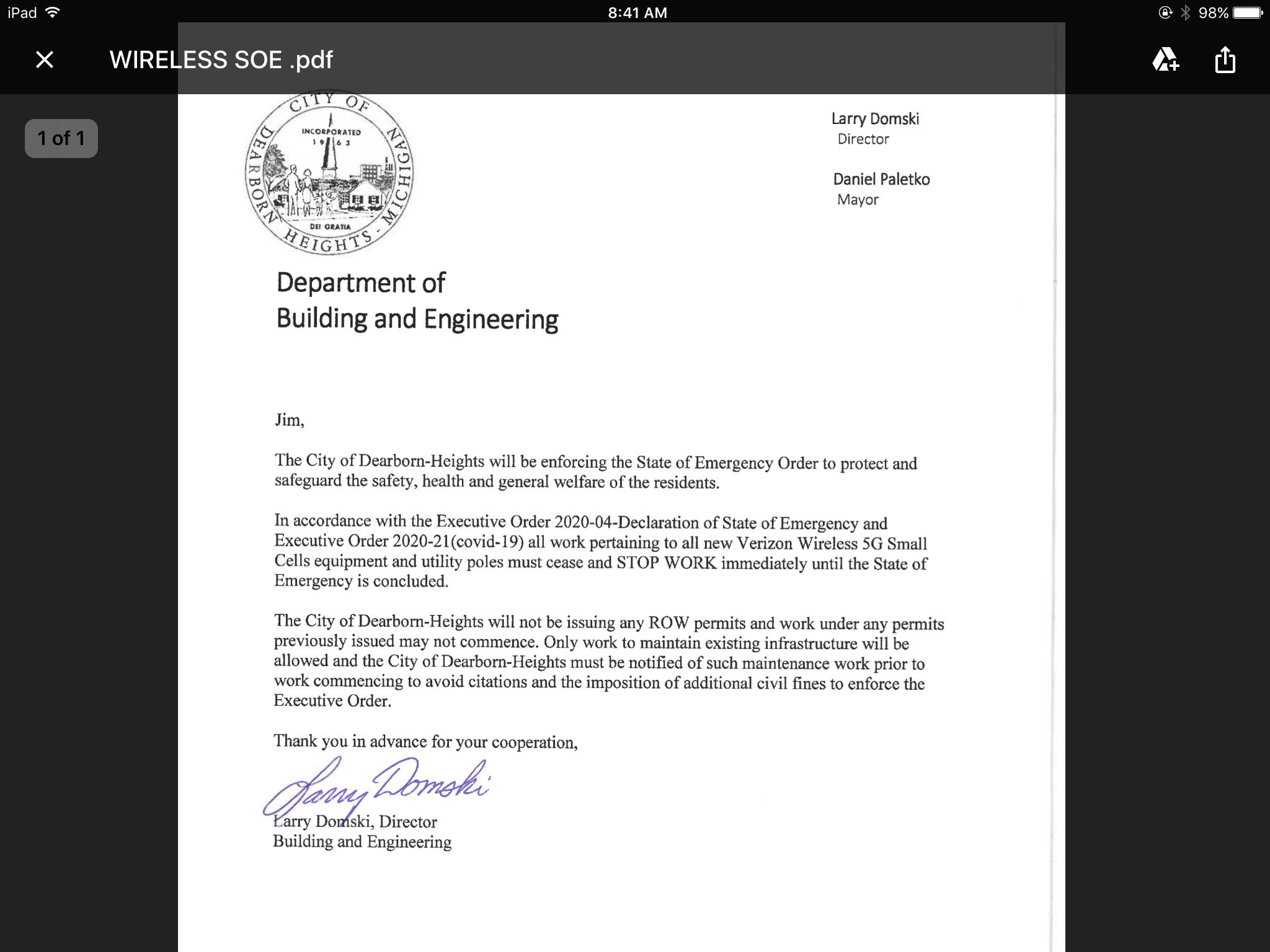 Councilman Ray Muscat