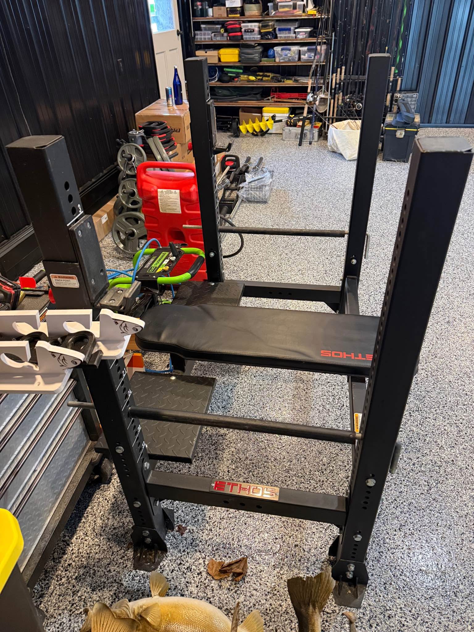 Ethos Olympic Workout Bench (assembled) - Weight Lifting Machines ...