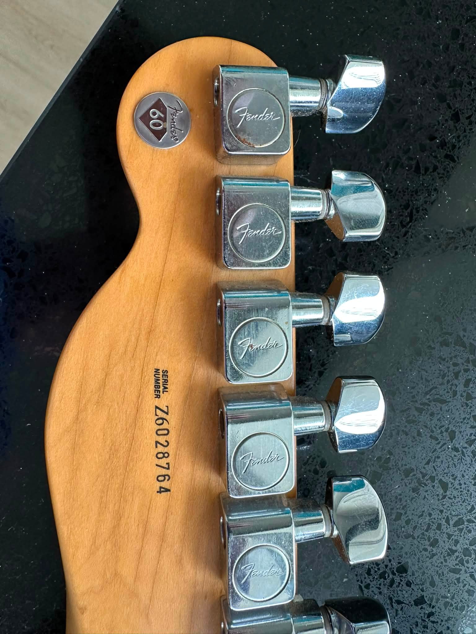 How to identify a Fender Telecaster 60th anniversary model by