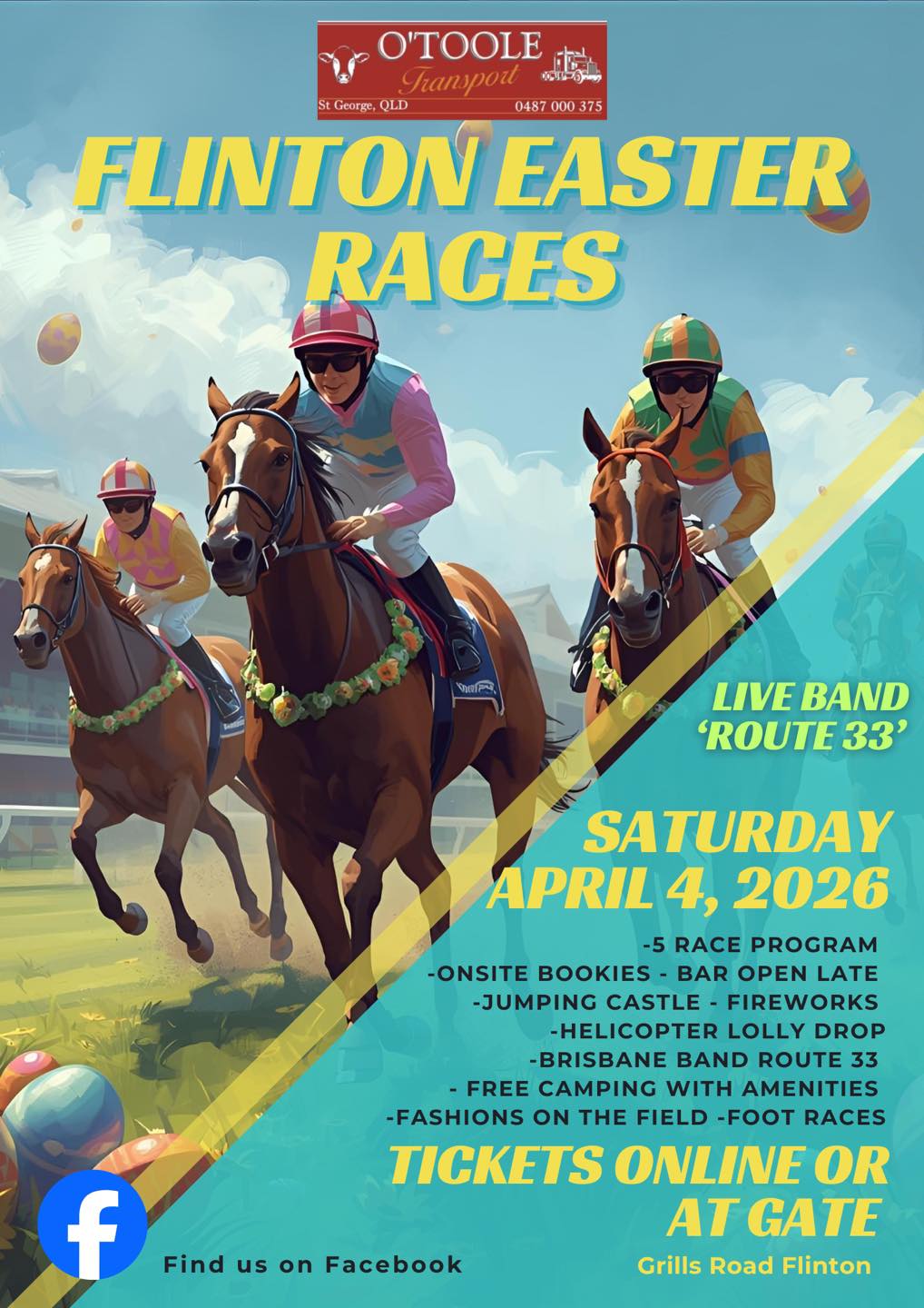 Flinton Races Easter Saturday | Flinton QLD