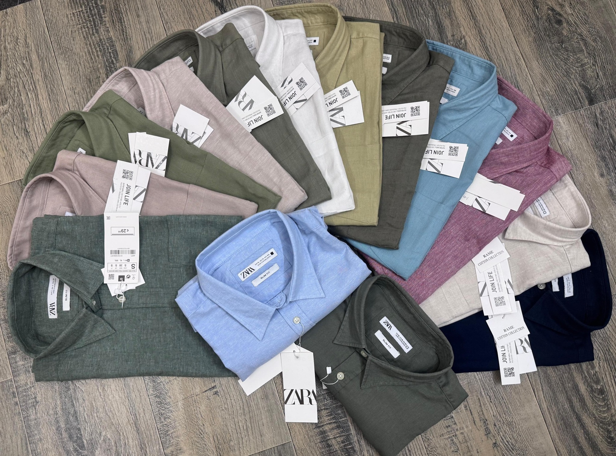 ? ZARA SLIM-FIT SHIRTS (WHOLESALE) ? Upgrade your shop