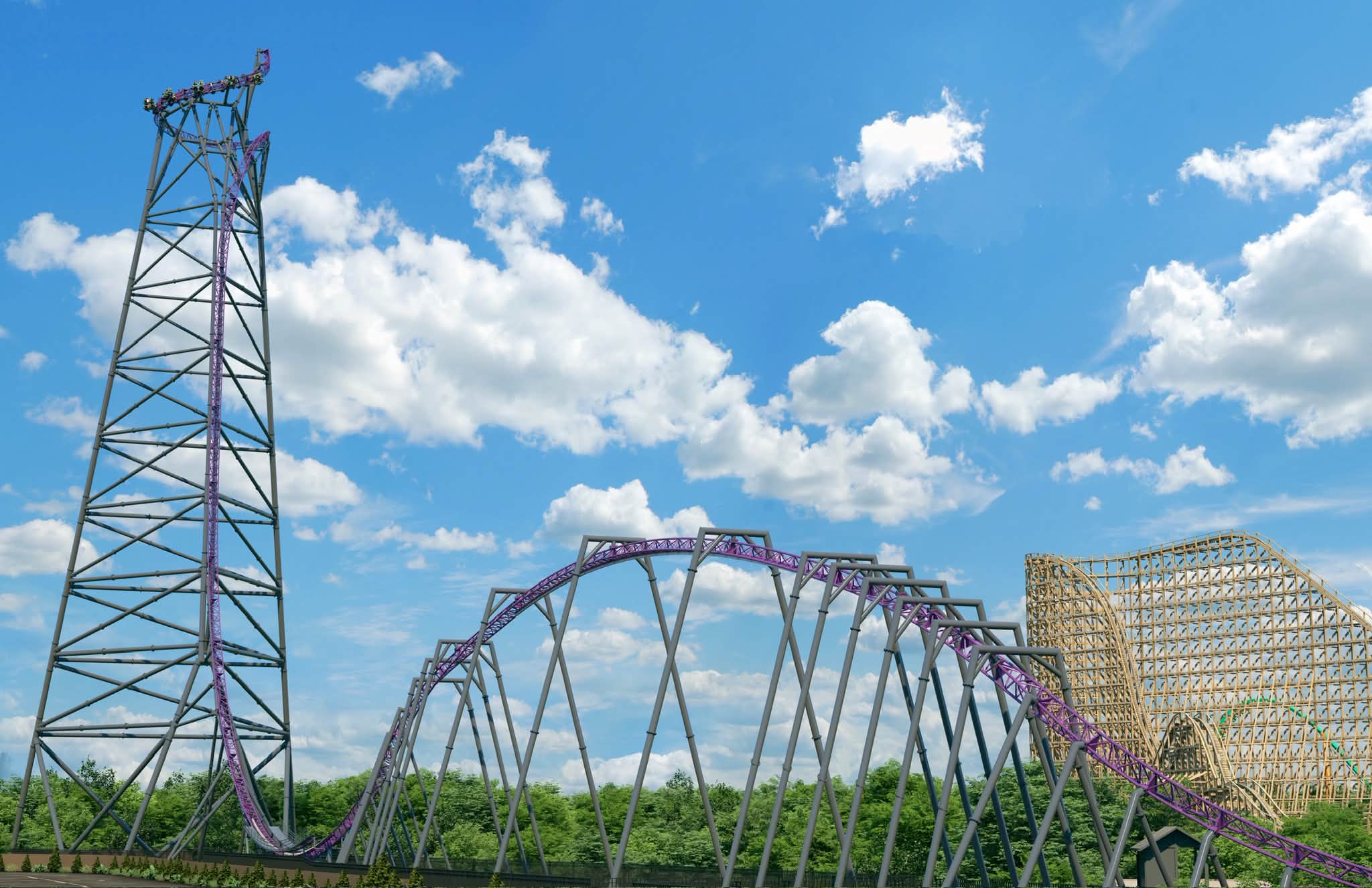 Six Flags Great Adventure unveils BAKUNAWA, the world's tallest