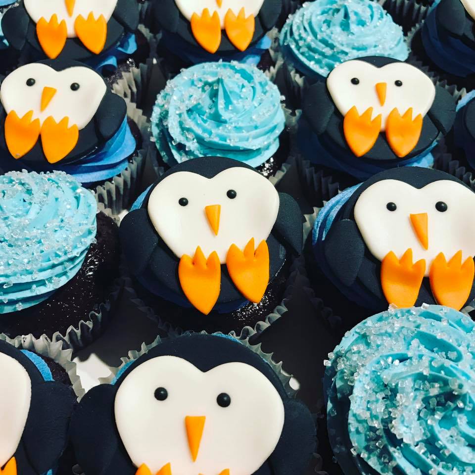 Carley Cakes Penguin cupcakes!! Facebook