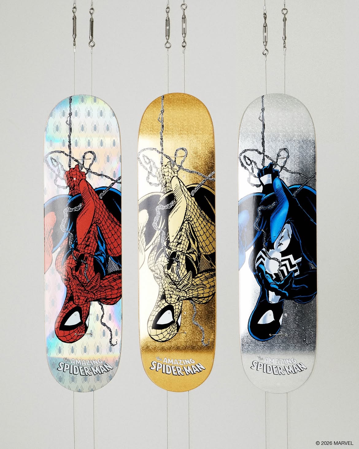 🕷️ HUF x Marvel Spider-Man Blind Bag decks available now online