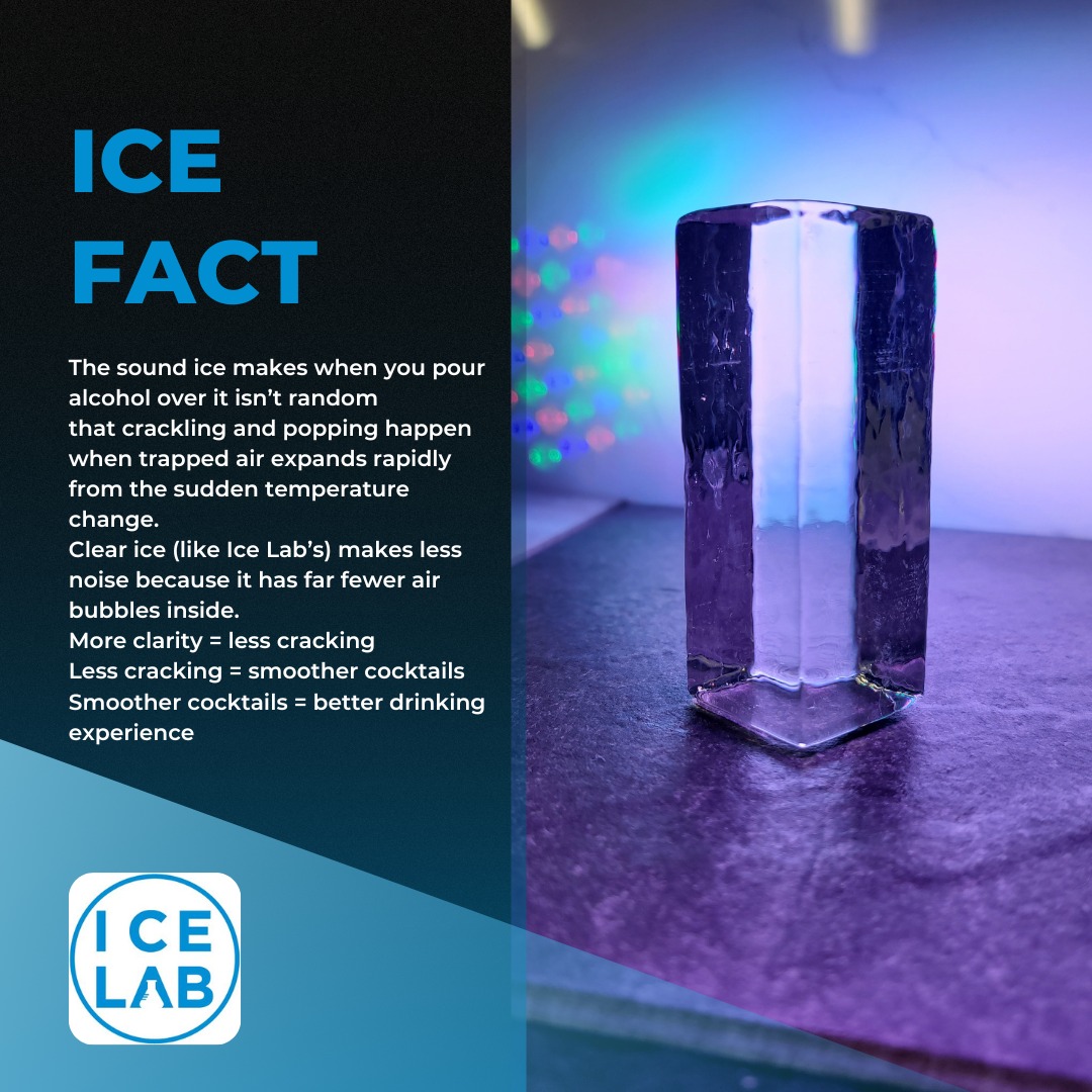 IceLab - Ice Fact ️ Ever hear ice crackle and pop when... | Facebook