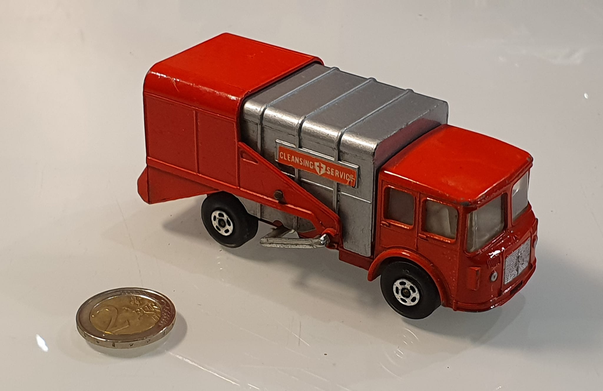 Camion Matchbox Superkings K-141 Leyland Auto Loader - 1987 - Die-cast Rouge - Occasion