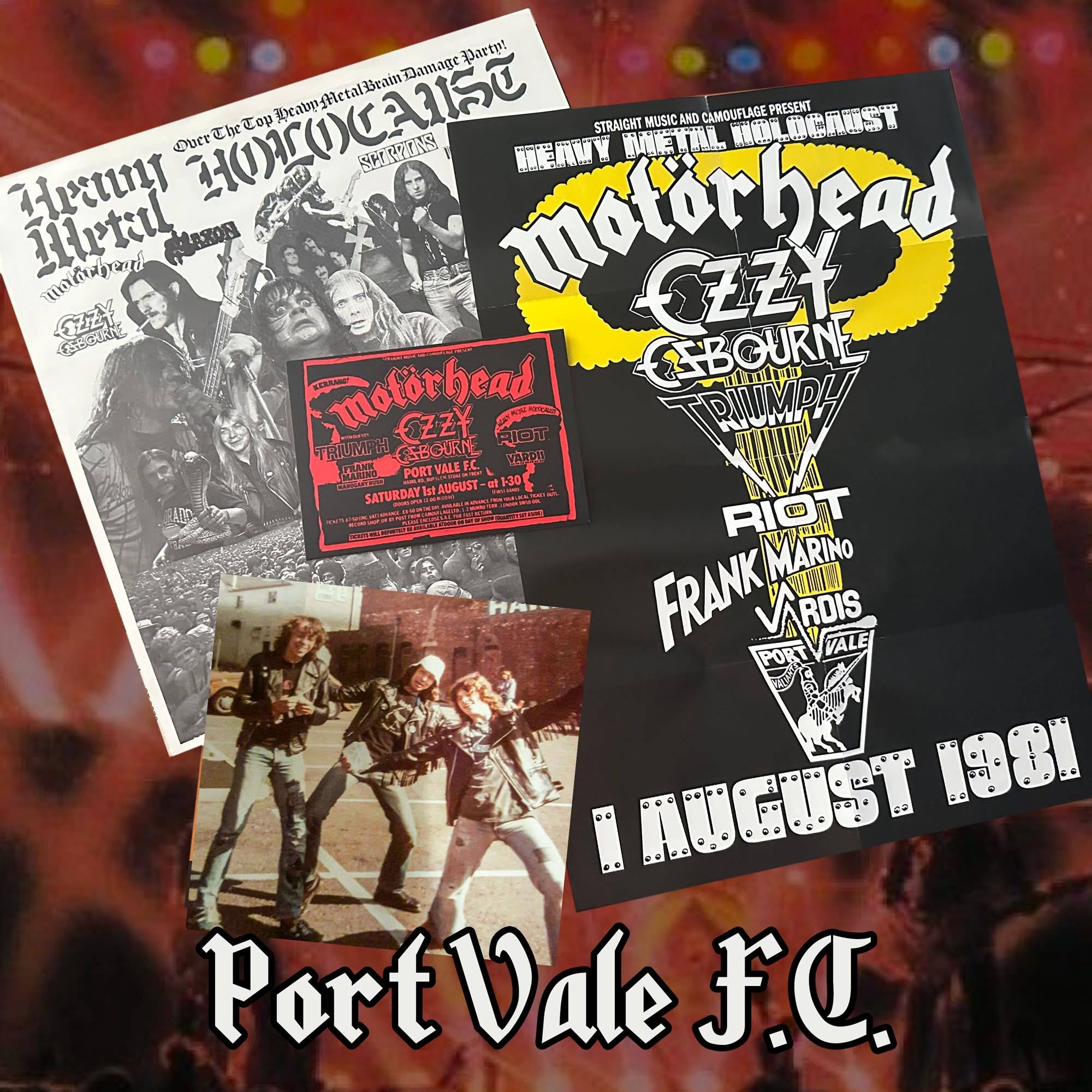 Official - #TBT Motörhead and Girlschool France tour poster from