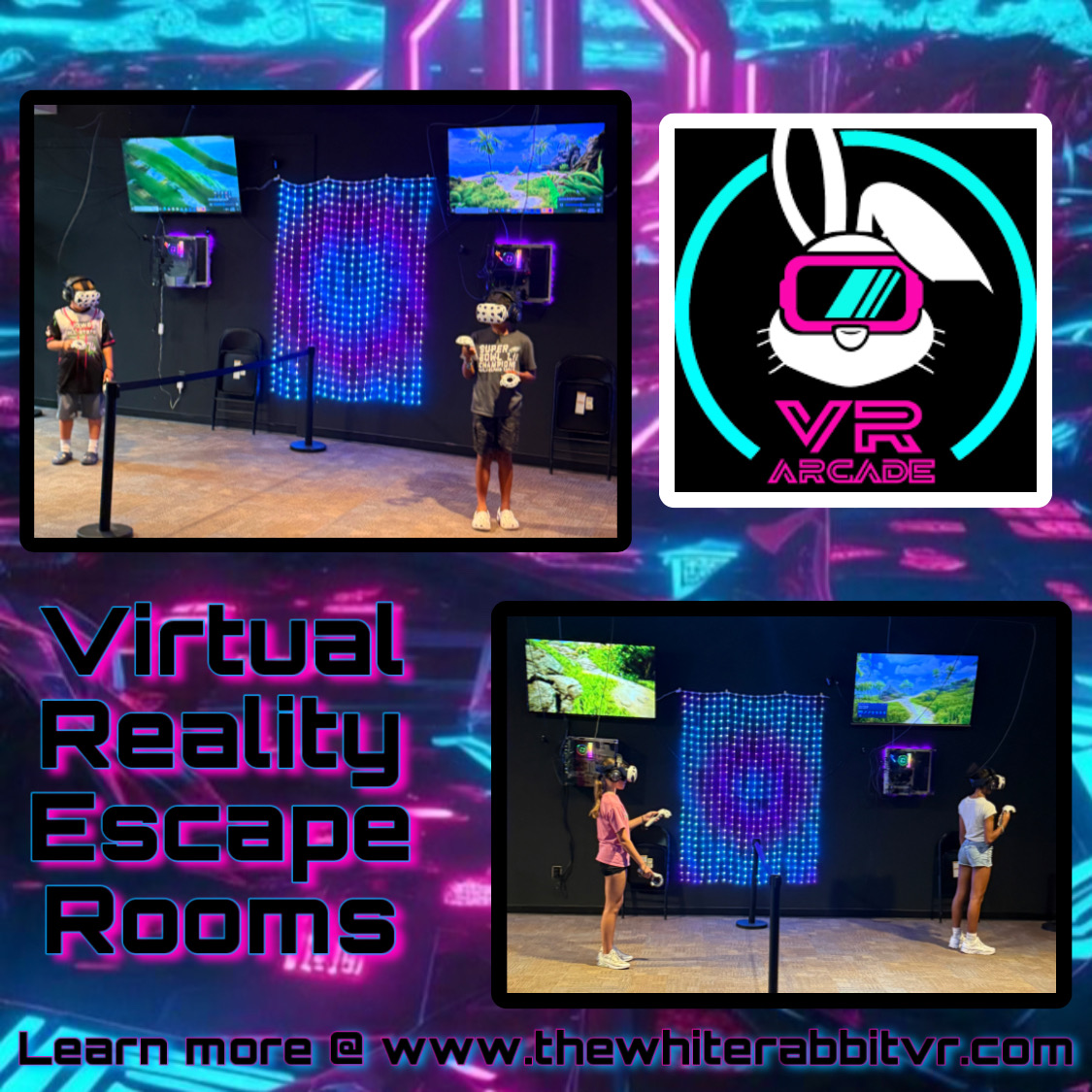 The White Rabbit Virtual Reality Arcade | Des Moines IA
