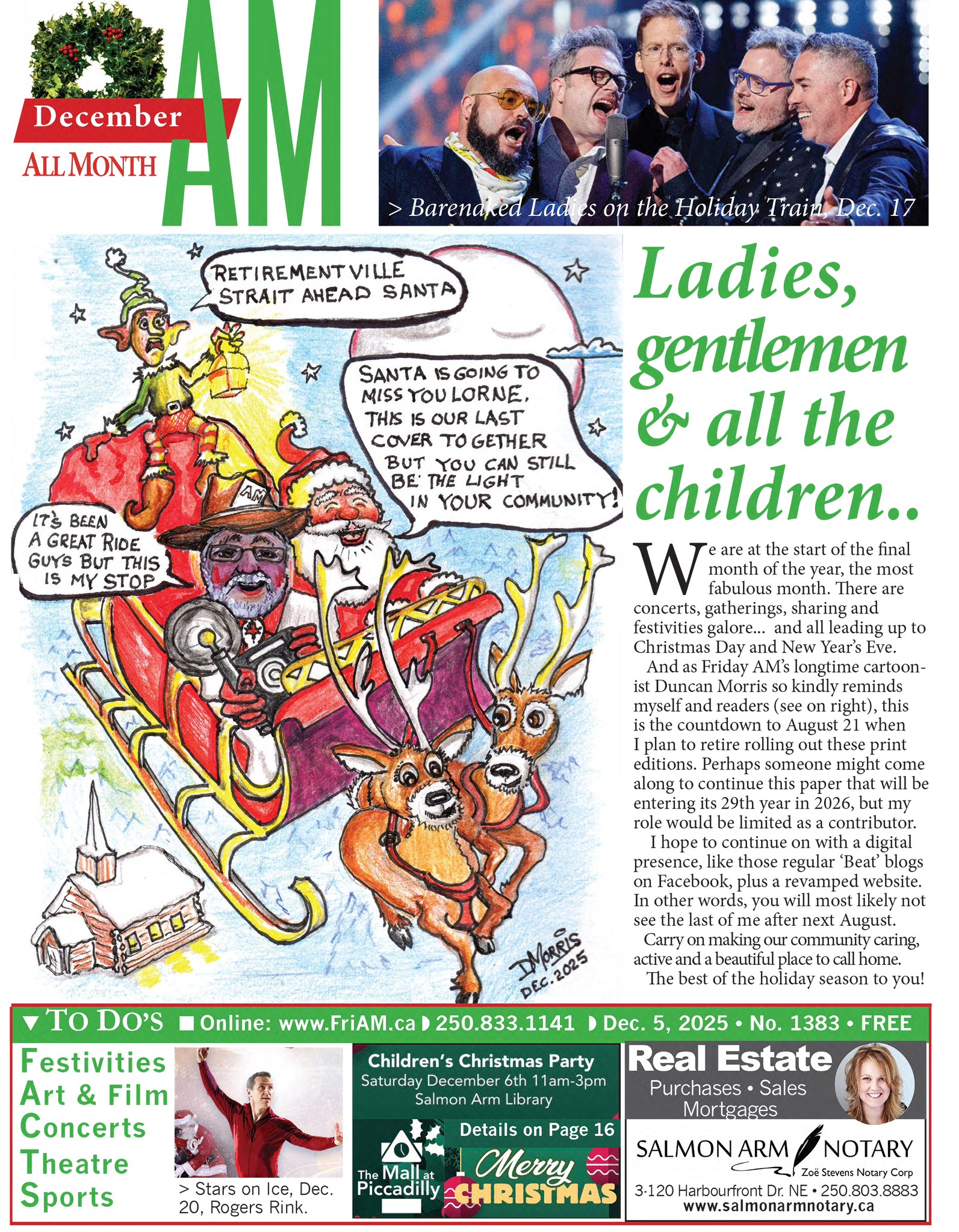 Friday - Here is the link to the December am, featuring 16 extra pages ...