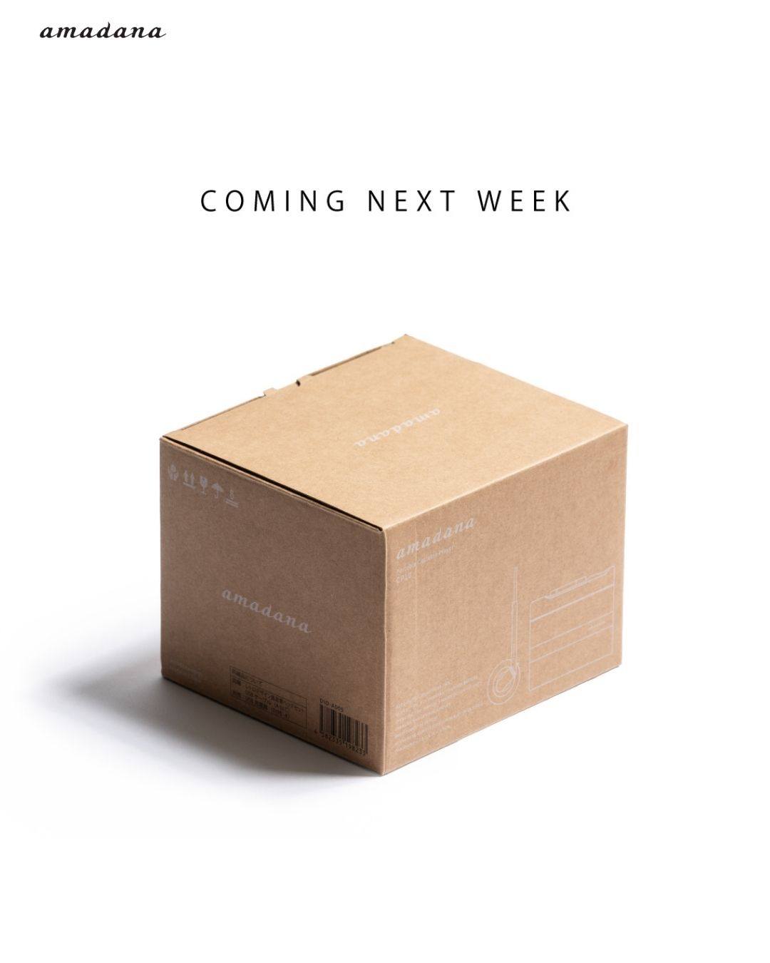 COMING NEXT WEEK】 来週、新たなプロダクトを発表します。 Stay tuned