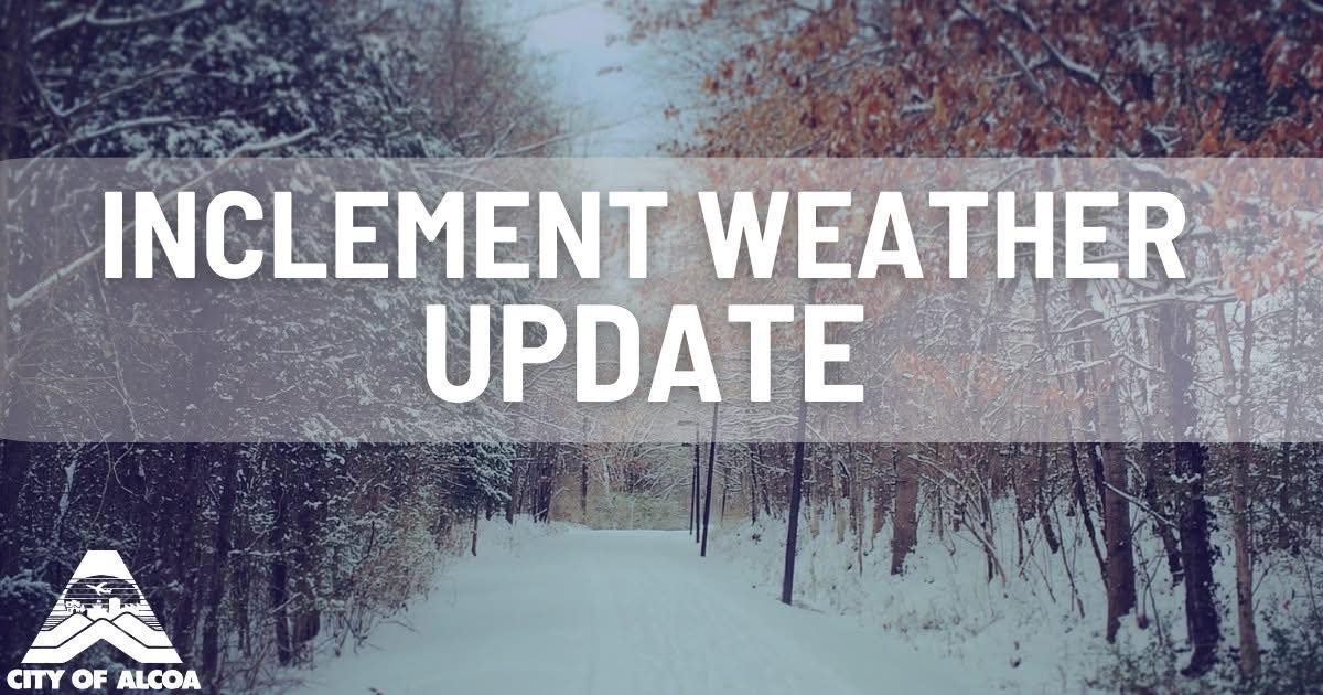 The snow is here and it’s... - City of Alcoa, TN Government | Facebook
