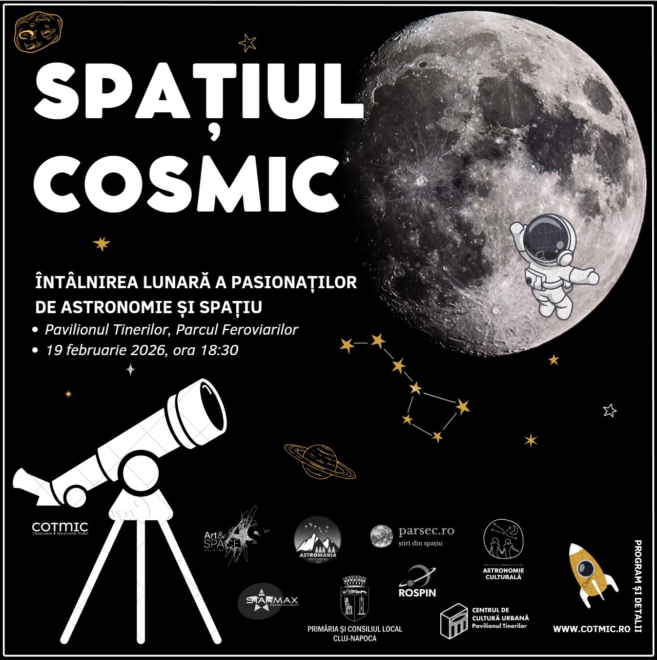 A doua întâlnire în Sațiul Cosmic Exact peste o săptămână are loc 