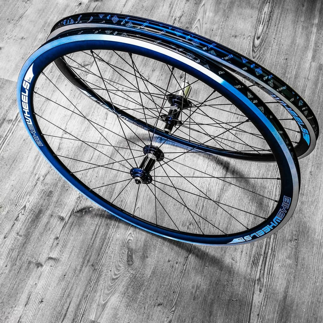 BikeWheels - DT Swiss RR511 rims laced around the Hope RS4...