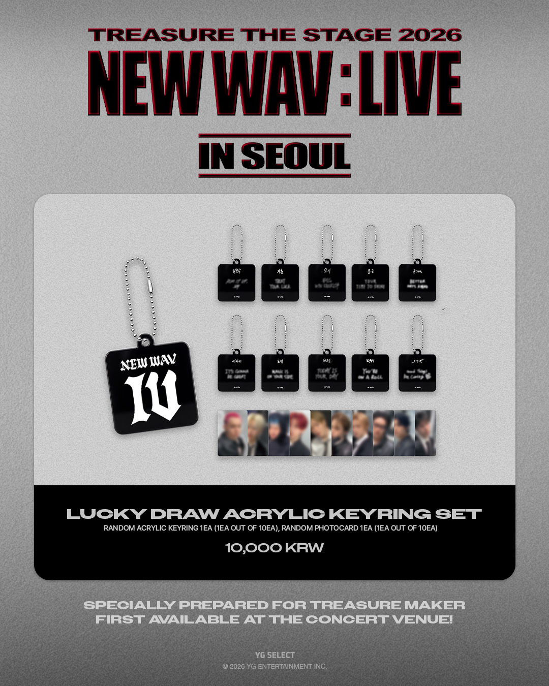 TREASURE THE STAGE 2026 NEW WAV : LIVE IN SEOUL OFFICIAL MD LINE
