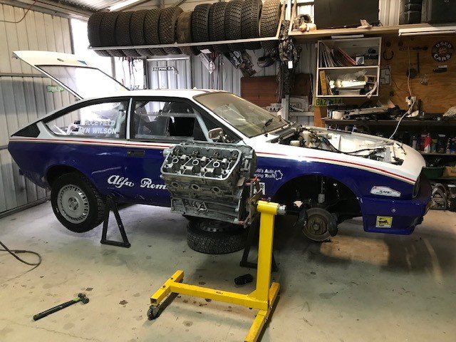 A 1985 Alfa Romeo GTV6 Rally... - MSS Safety Rally Barossa