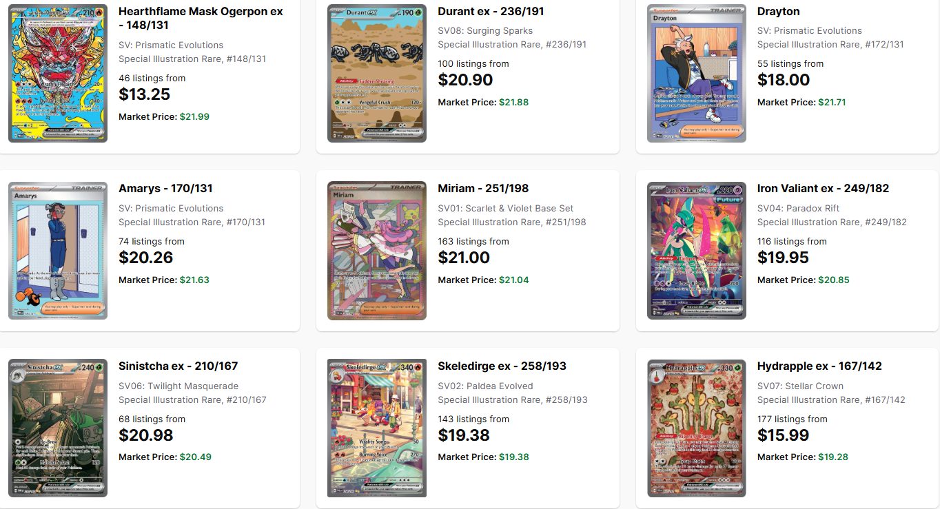 every illustration rare pokemon card 5 Trainer Gallery/Illustration Lot - 5 Assorted Cards Most undervalued Pokmon Special Illustration