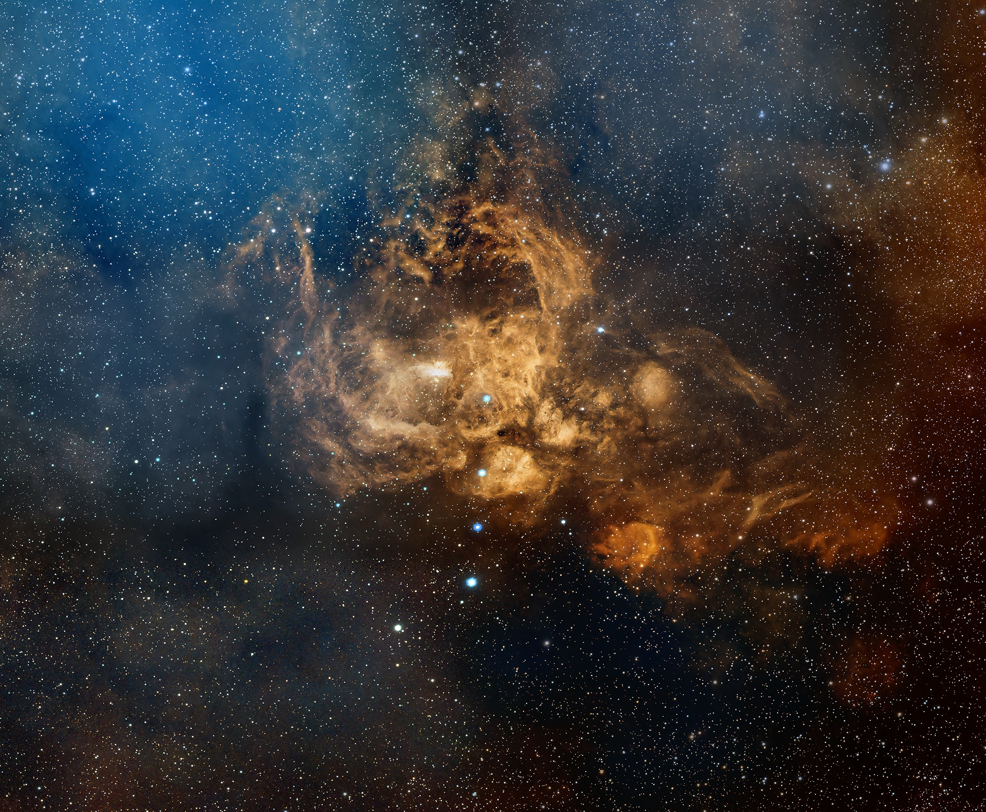War and Peace Nebula image processing