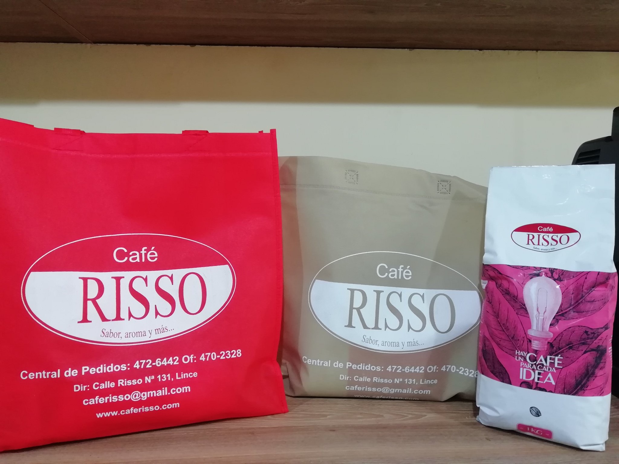 Cafe Risso - Nuevas bolsas para que te puedas llevar los...