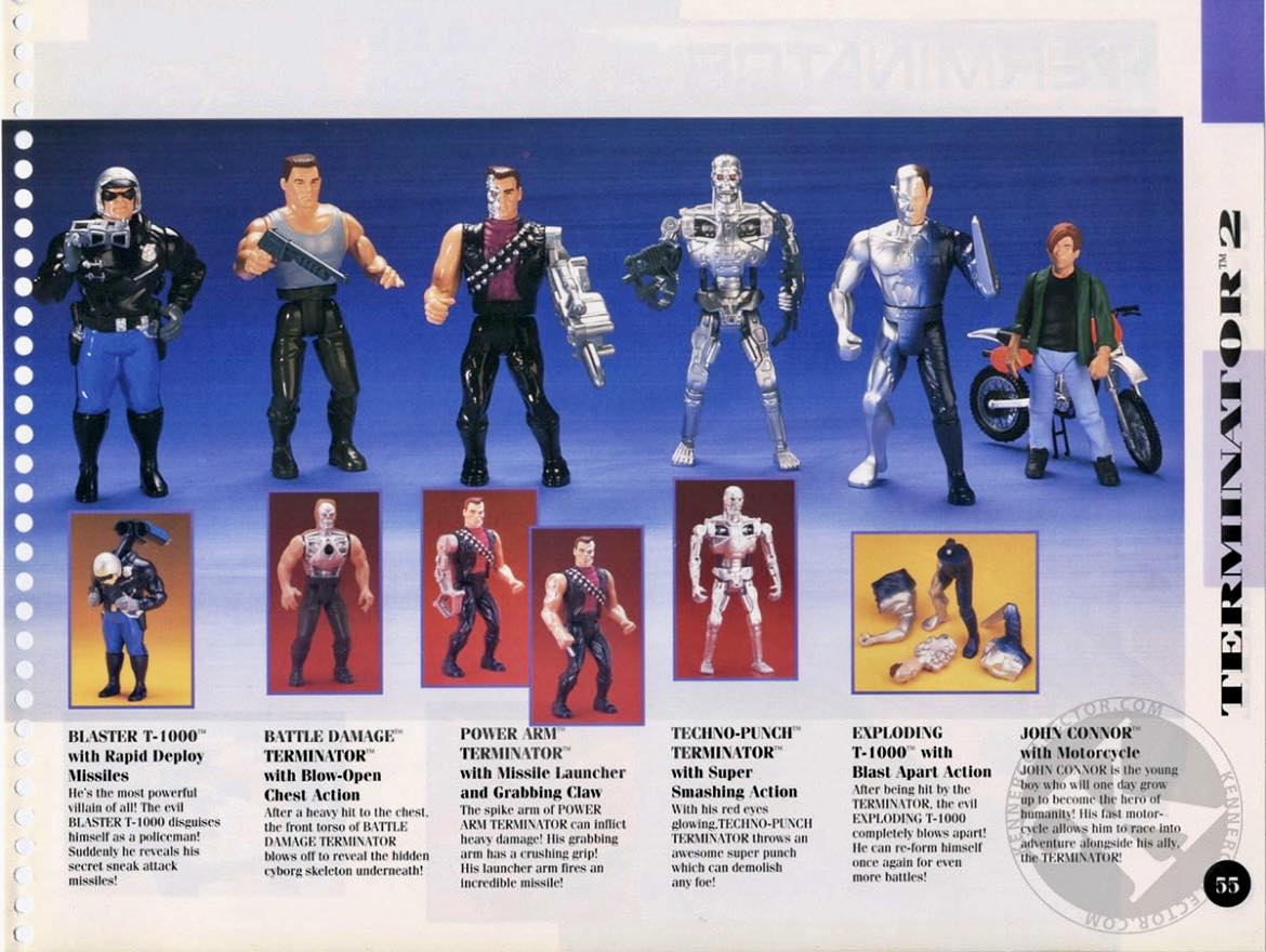 Kenner's 1991 Terminator 2 toy line had some truly fun figures in
