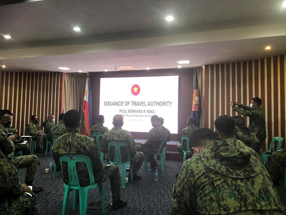 Meeting regarding the issuance of Travel Authority attended by PCPT ...