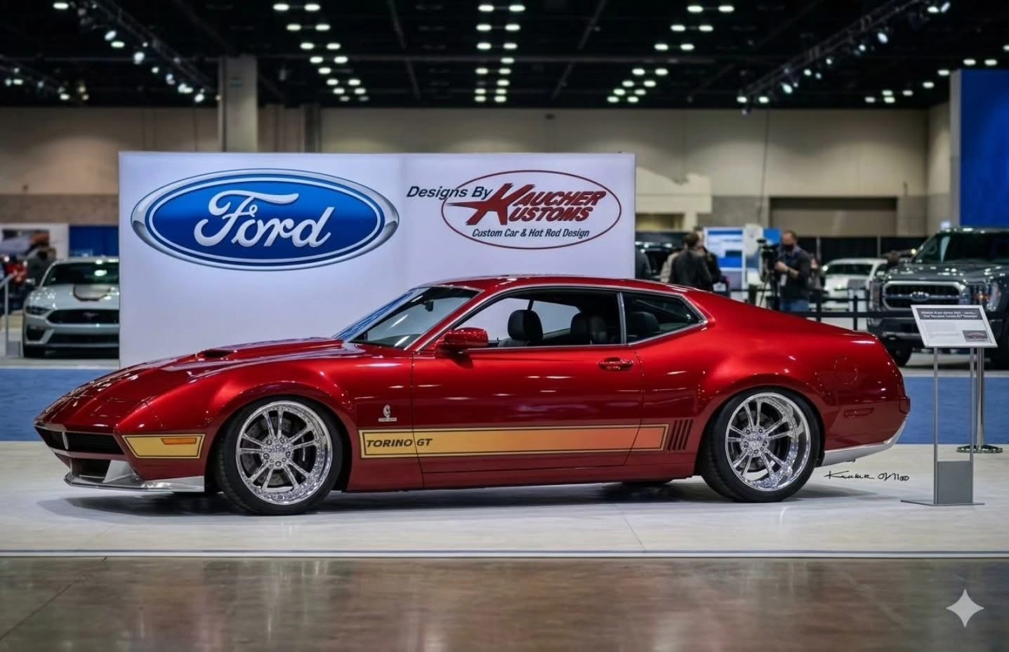 Sleek Gran Torino concept by Kaucher Kustoms