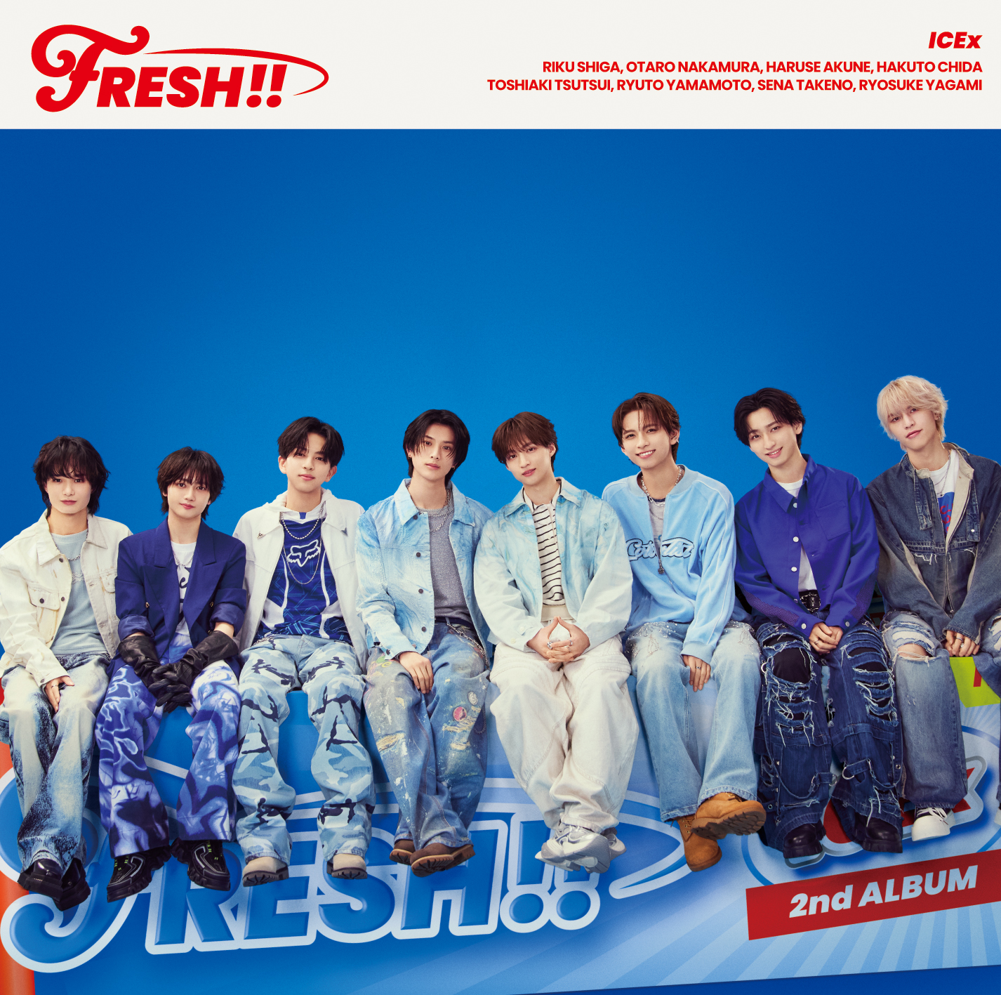 🧊ICEx🧊 2ndアルバム「FRESH!!」全形態ジャケット写真を公開！🪥✨ FC