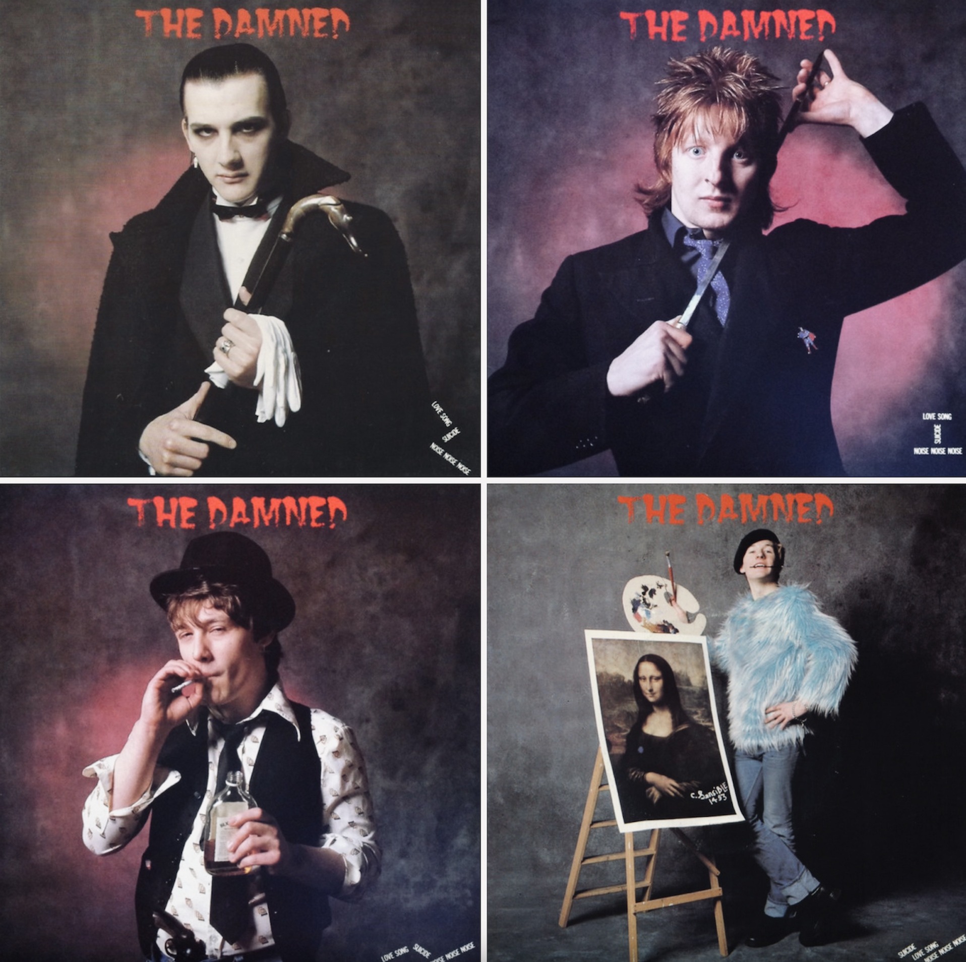 The Damned - Love Song colored etched 12