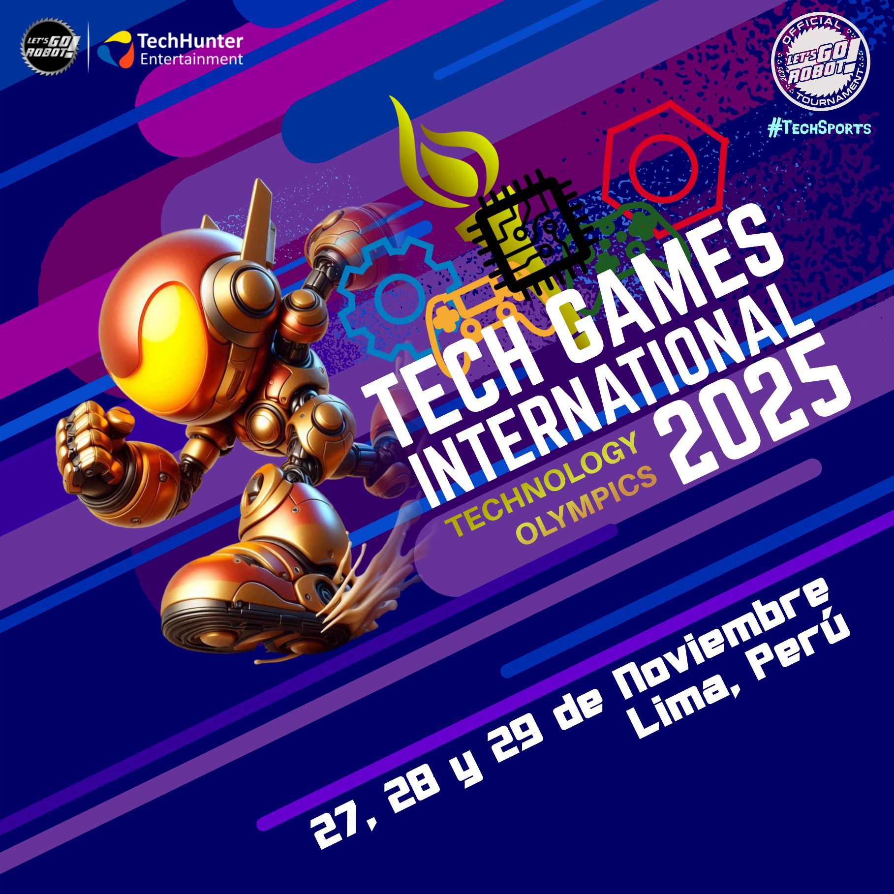 Let's - #PERÚ #TechGames #TorneoOficial 🤖 Del 27 al 28 de noviembre, a ...