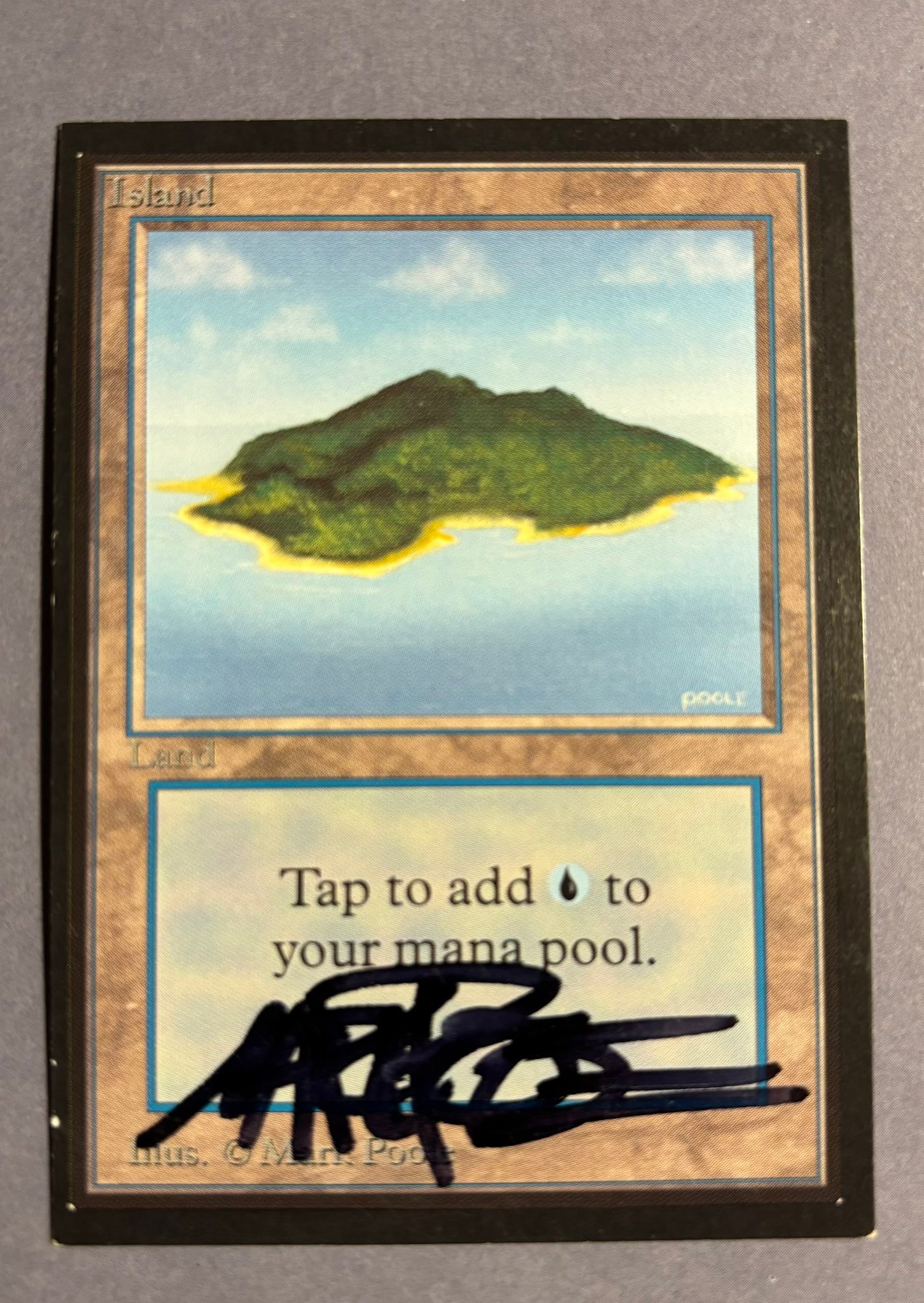 Mark Poole Signed Island Hoard Collection in Magic the Gathering